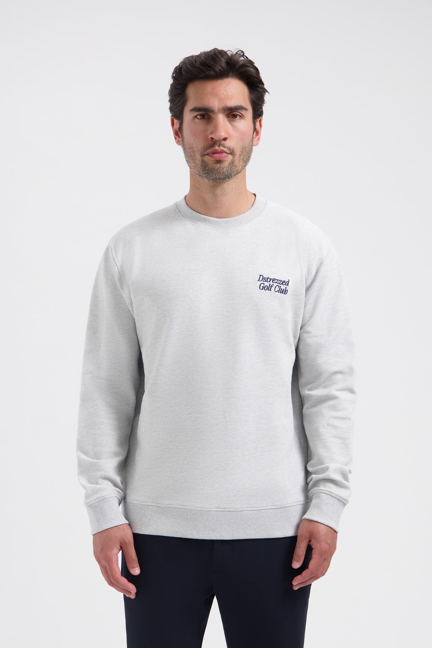 Dstrezzed Ds_karas Artwork Grey Melange Grey Melange Maat: XL | Sweaters Outlet | Heren | Grijs