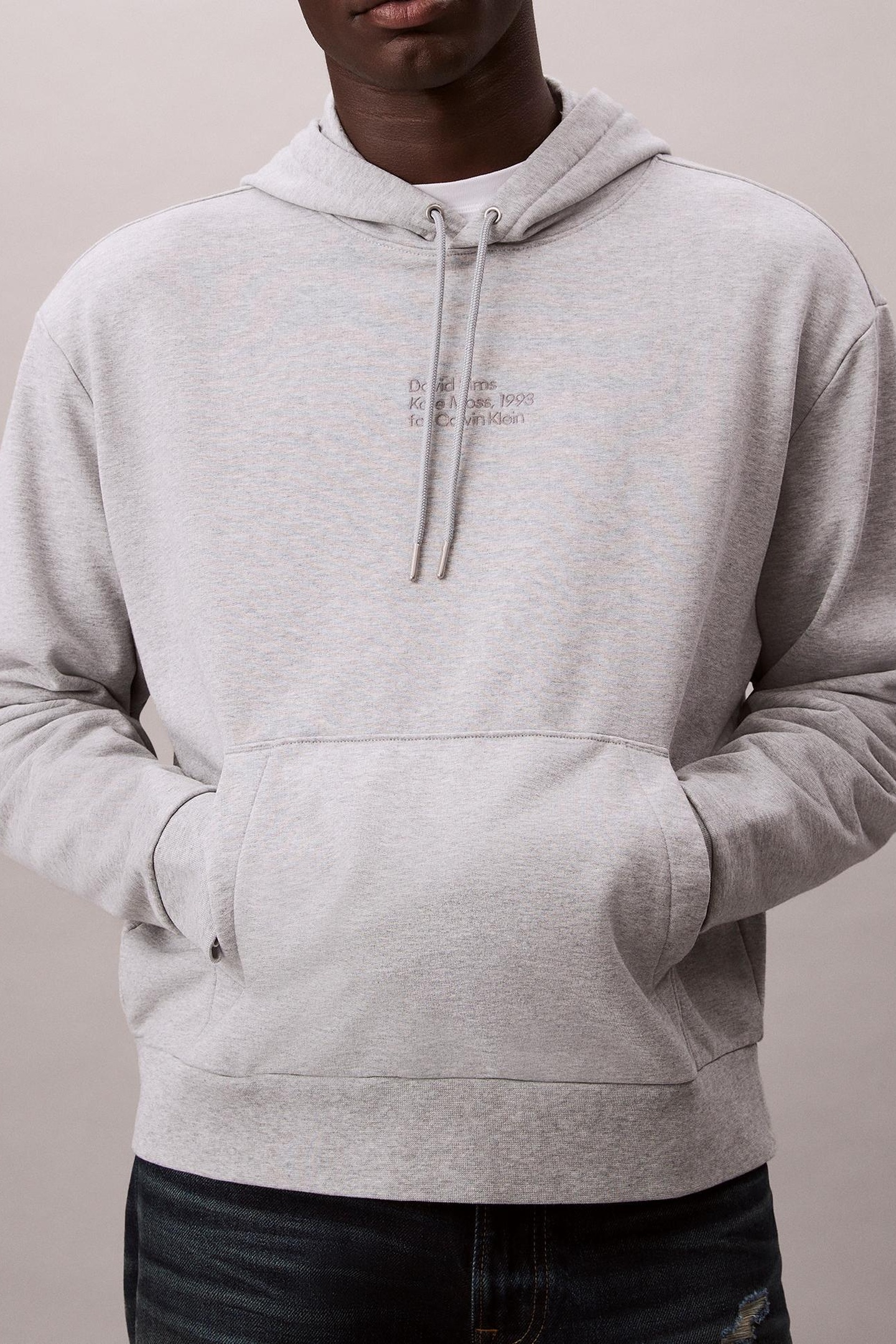 Calvin Klein Classic Kate Hoodie Heroic Grey Heather size XS | Sweaters Outlet | Men | Gray