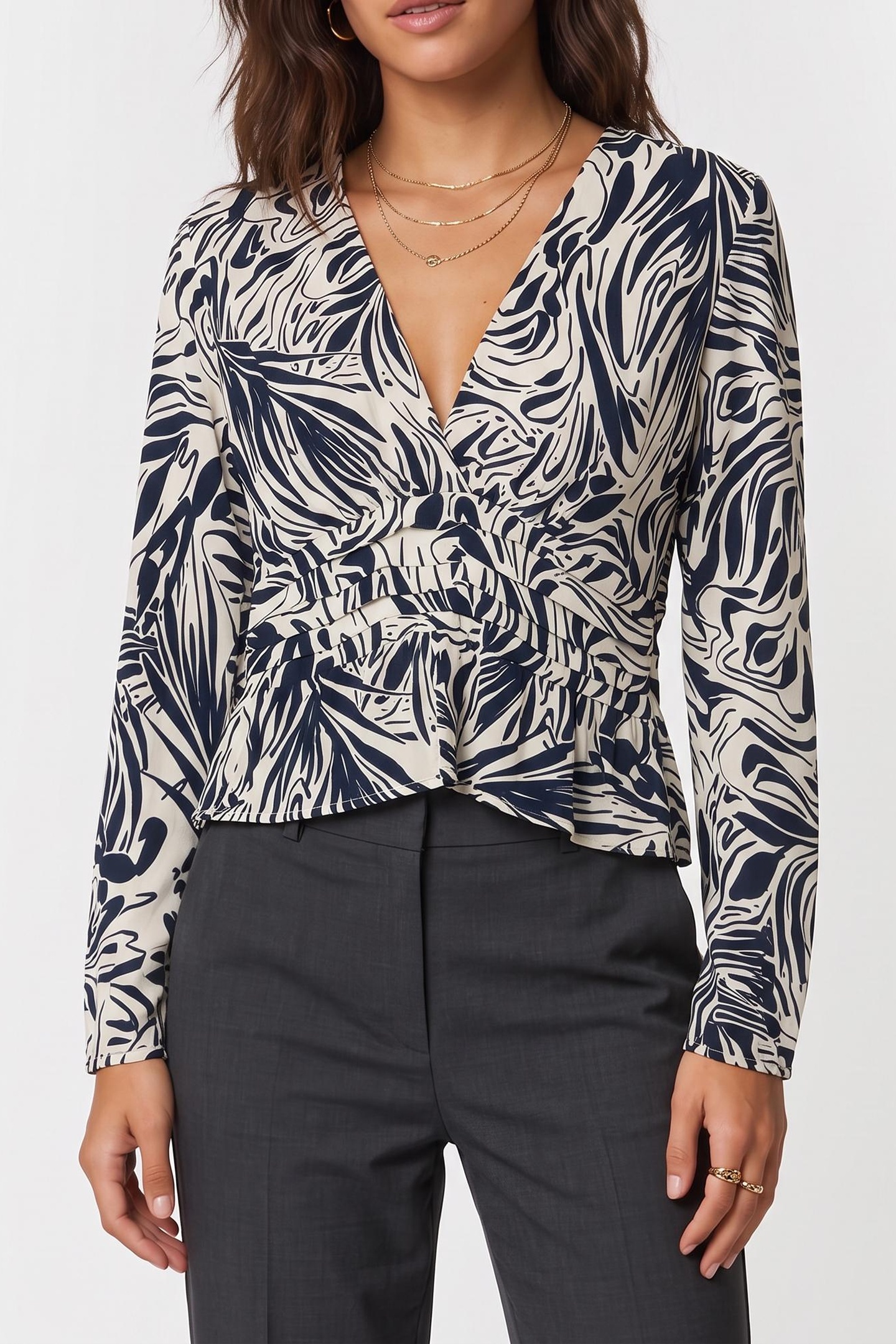 BA&SH Long Sleeves Top Ecru Maat: L | Longsleeves Outlet | Dames | Ecru