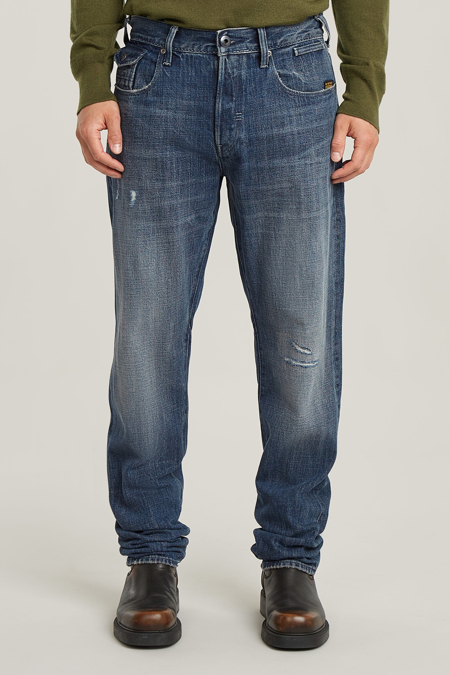 G-Star Morry Fwd 3d Regular Tapered Medium Blue Talla: W29L34 | Vaqueros Pitillo Outlet | Hombre | Azul