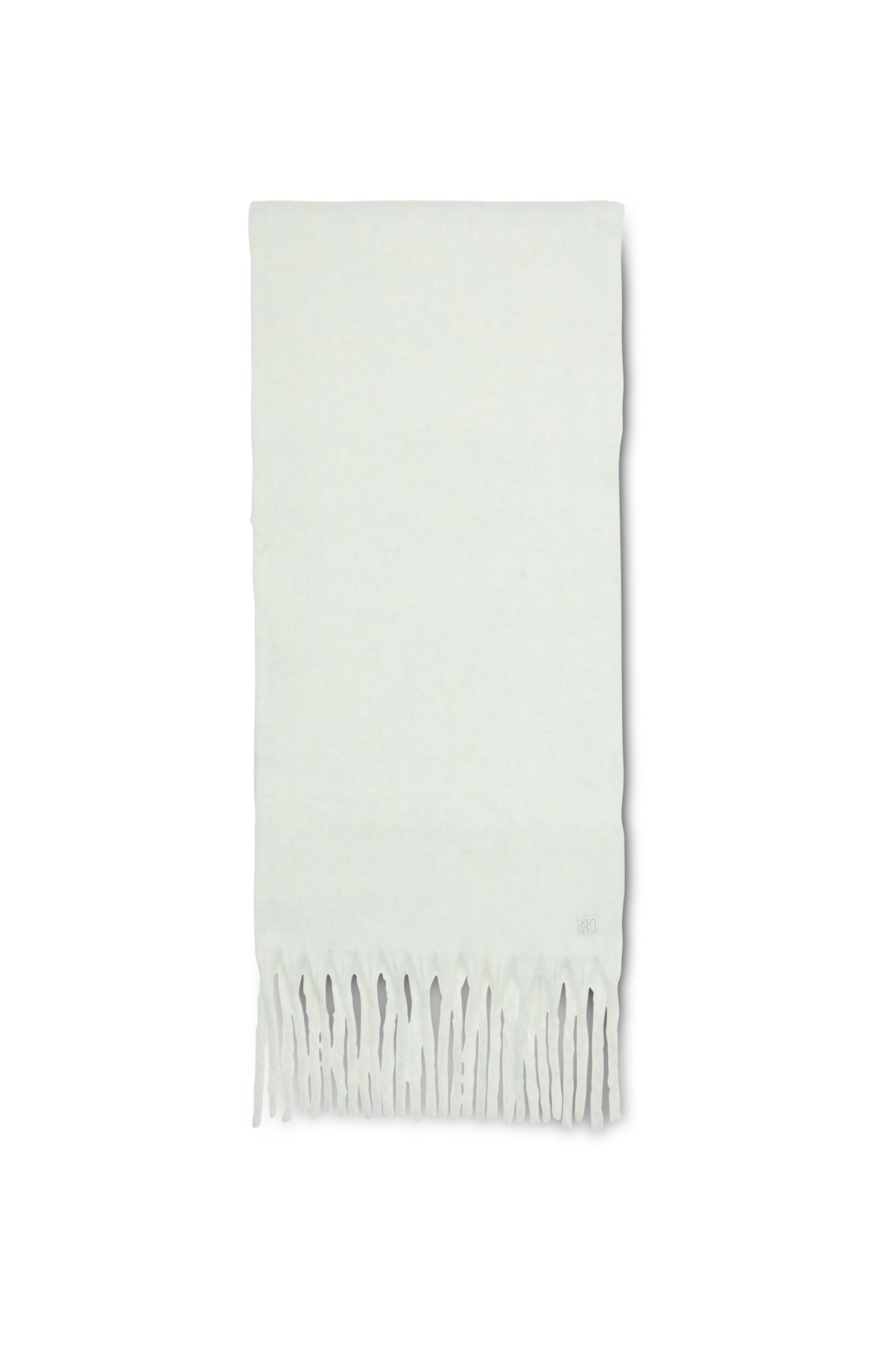 Calvin Klein Emblem Brushed Scarf Diaphonous Maat: OS | Handschoenen Outlet | Heren | Wit