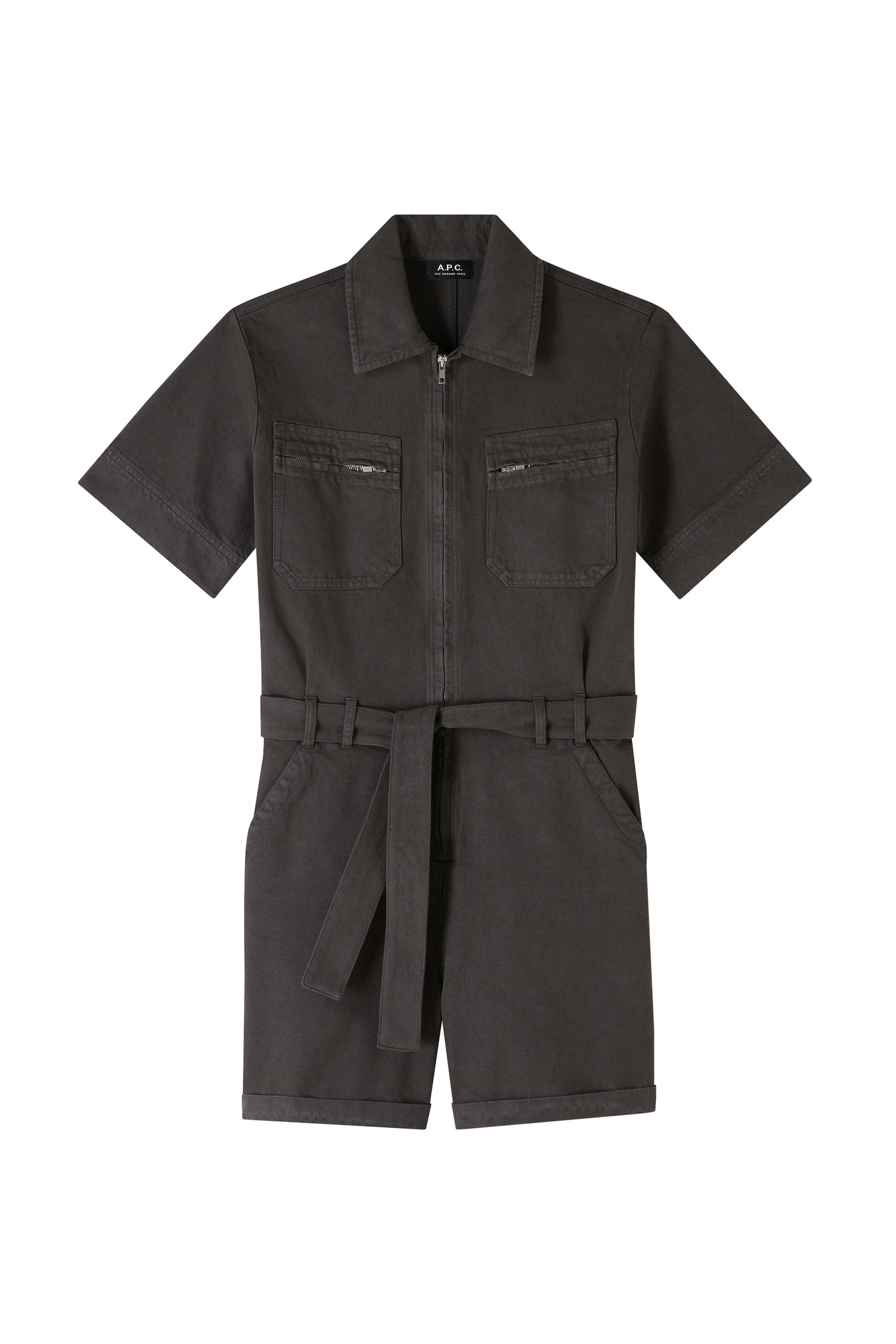 A.P.C. Jumpsuit Hills Charcoal Maat: 38 | Jumpsuits Outlet | Dames | Grijs