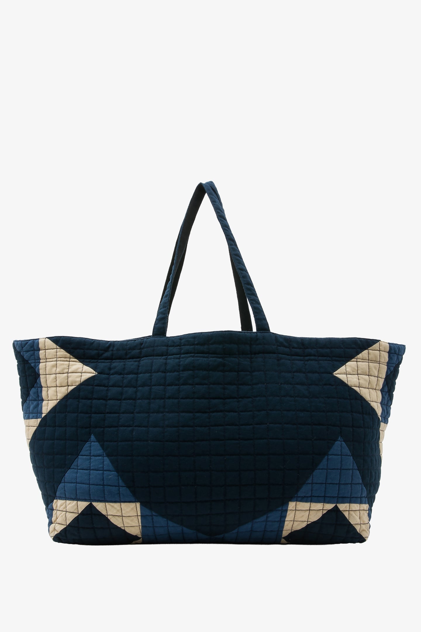 A.P.C. Unisex The Shopping Bag Quilted Indigo Maat: OS | Schoudertassen Outlet | Unisex | Blauw