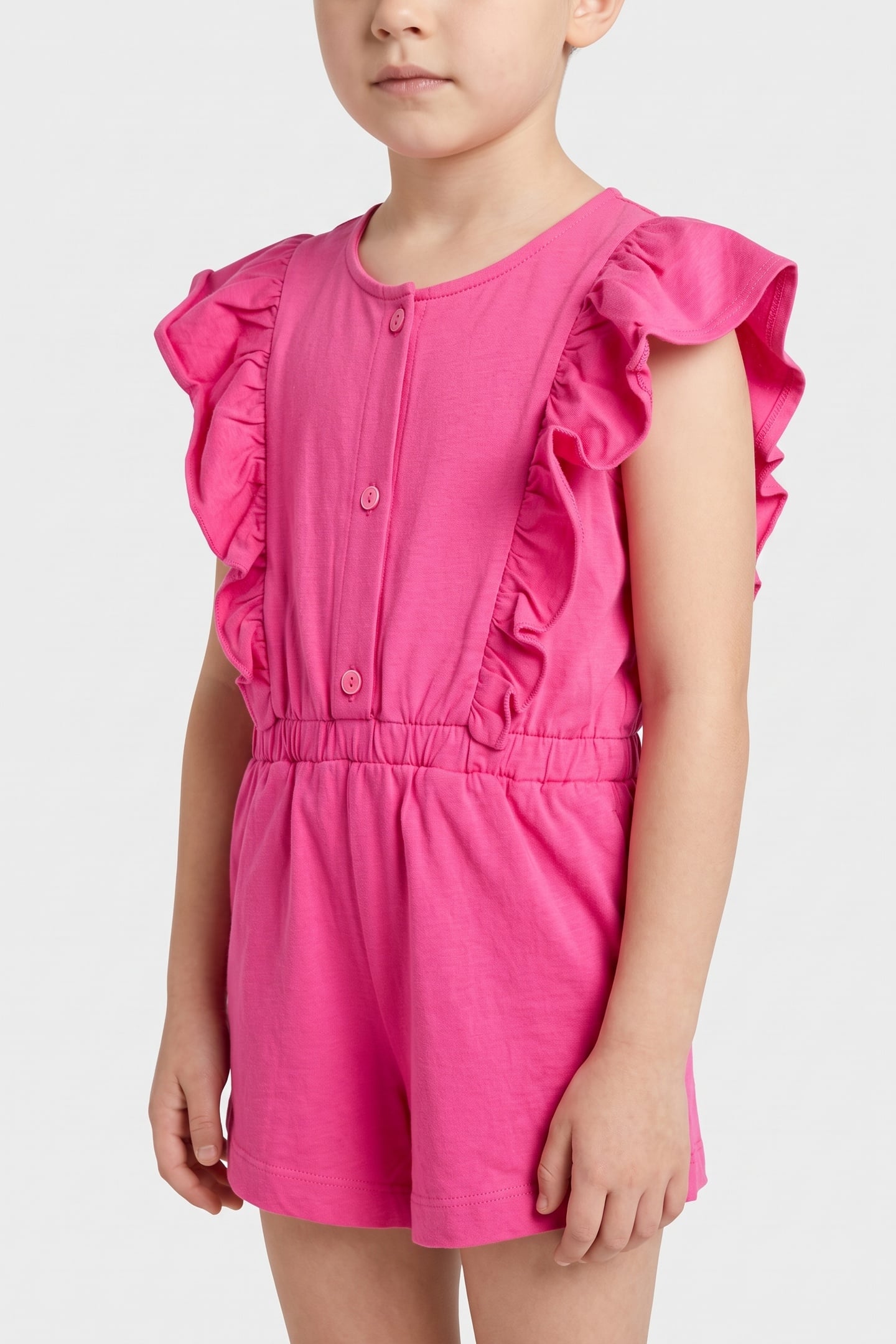 ARKET Jonna Frills Jumpsuit Pink Maat: 134/140 | Overhemden Outlet | kids | Roze