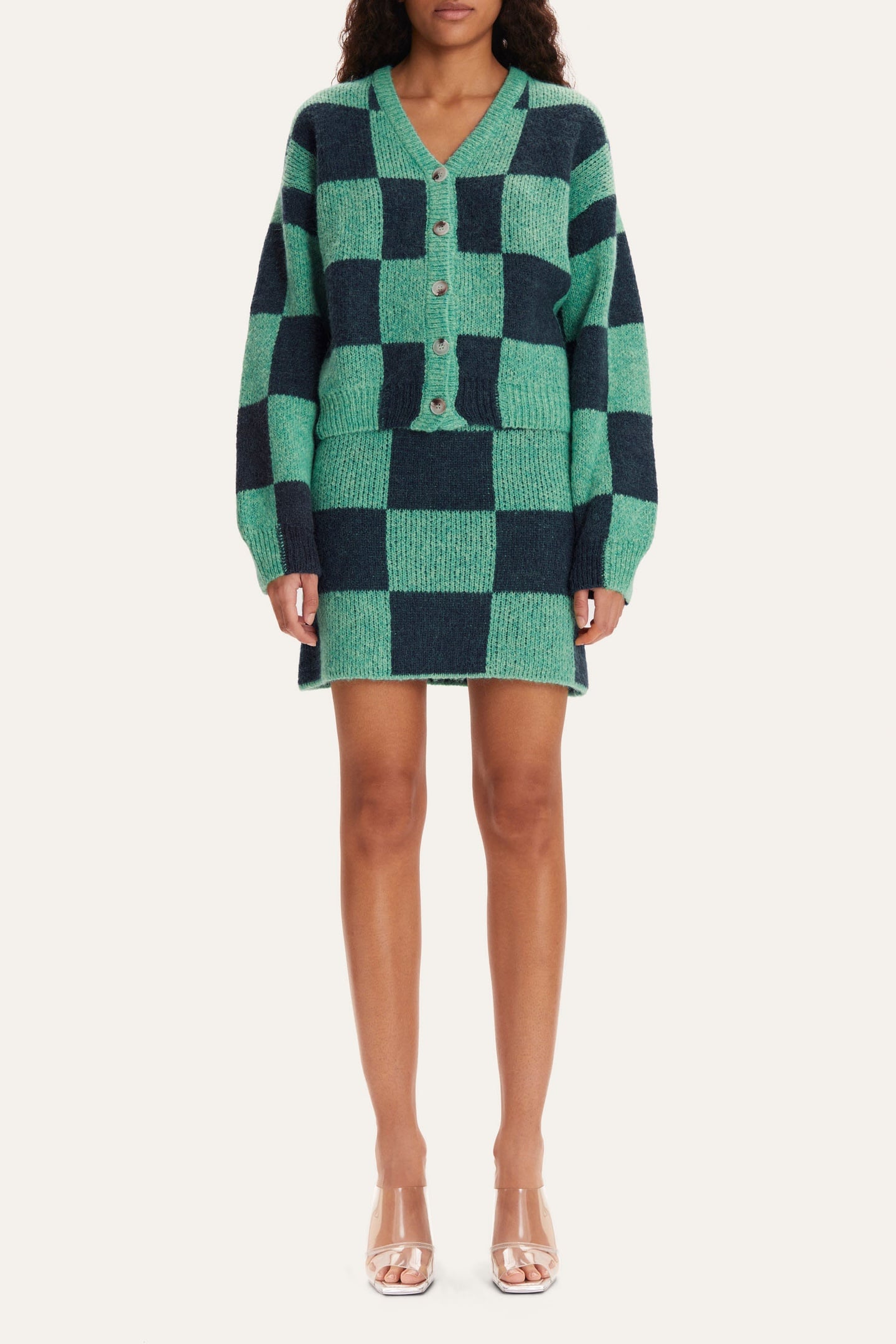 Stine Goya Andria Alpaca Knit Grass Taglia: S | Minigonne Outlet | Donna