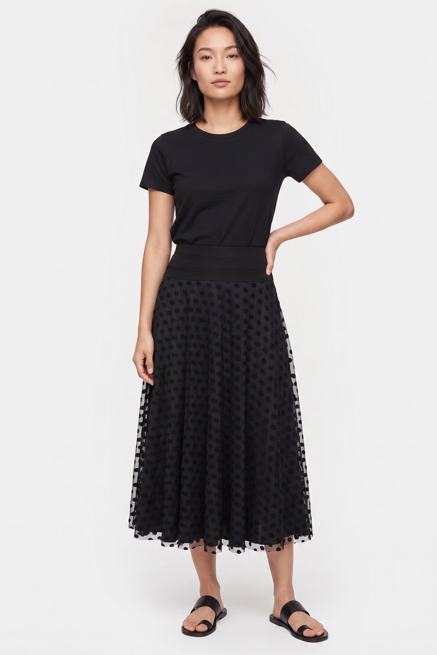 Moschino Skirt Black Maat: 40 | Midi Rokken Outlet | Dames | Zwart