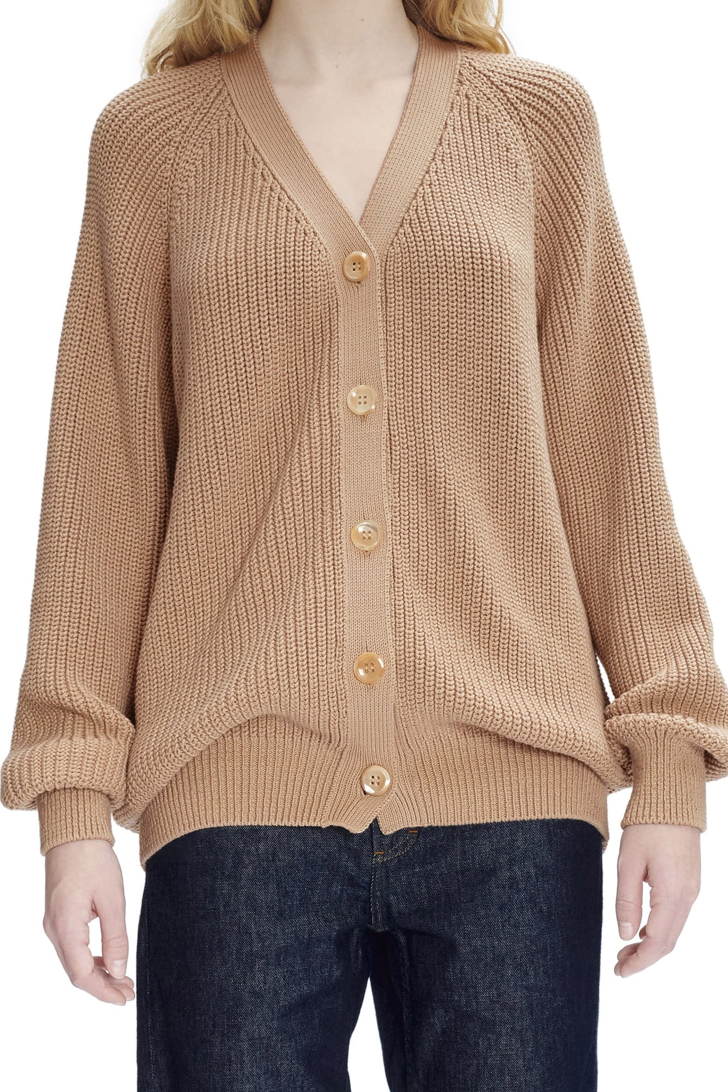A.P.C. Vest Lou Beige Maat: XS | Sweaters Outlet | Dames | Beige