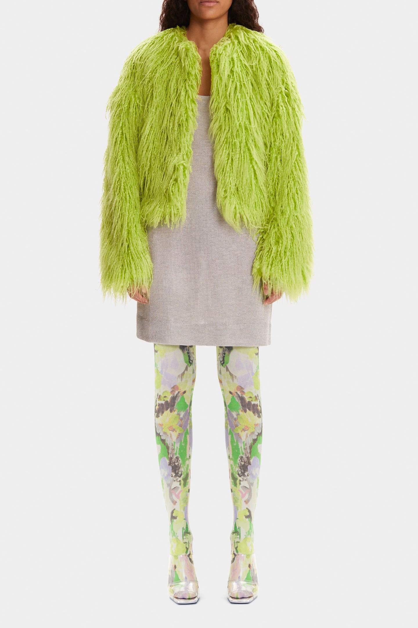 Stine Goya Genessis Outerwear Jacket Limeade Taglia: S | Giacche in ecopelliccia Outlet | Donna | Verde