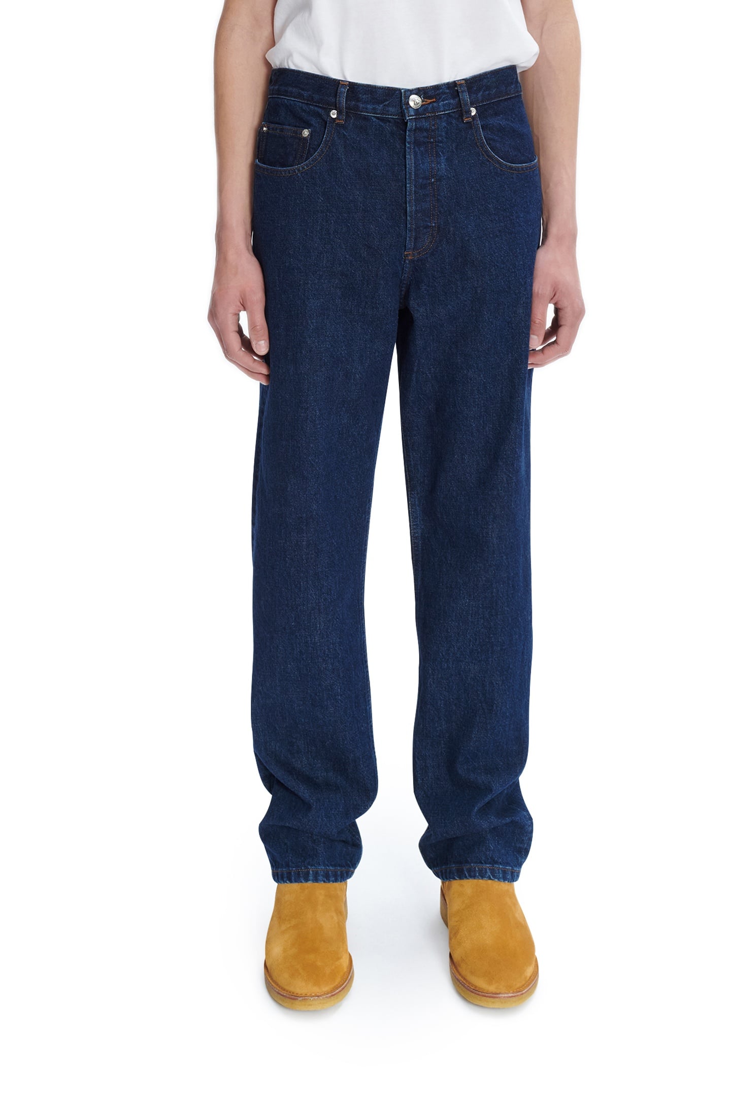 A.P.C. Unisex Jeans Fairfax Washed Indigo Maat: W29 | Straight Jeans Outlet | Unisex | Blauw