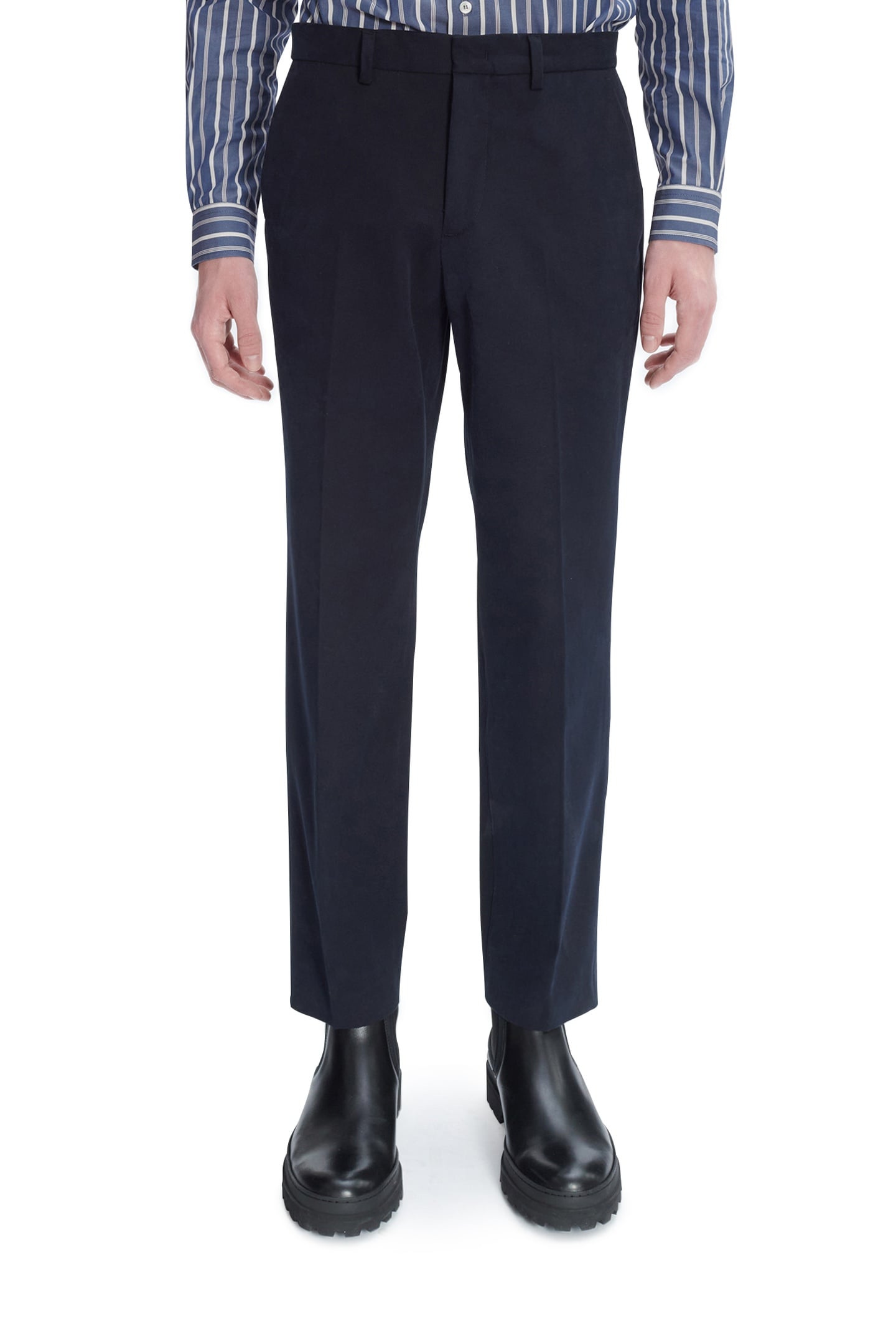 A.P.C. Unisex Trousers Raphael Dark Navy Maat: 46 | Pantalons Outlet | Unisex | Blauw