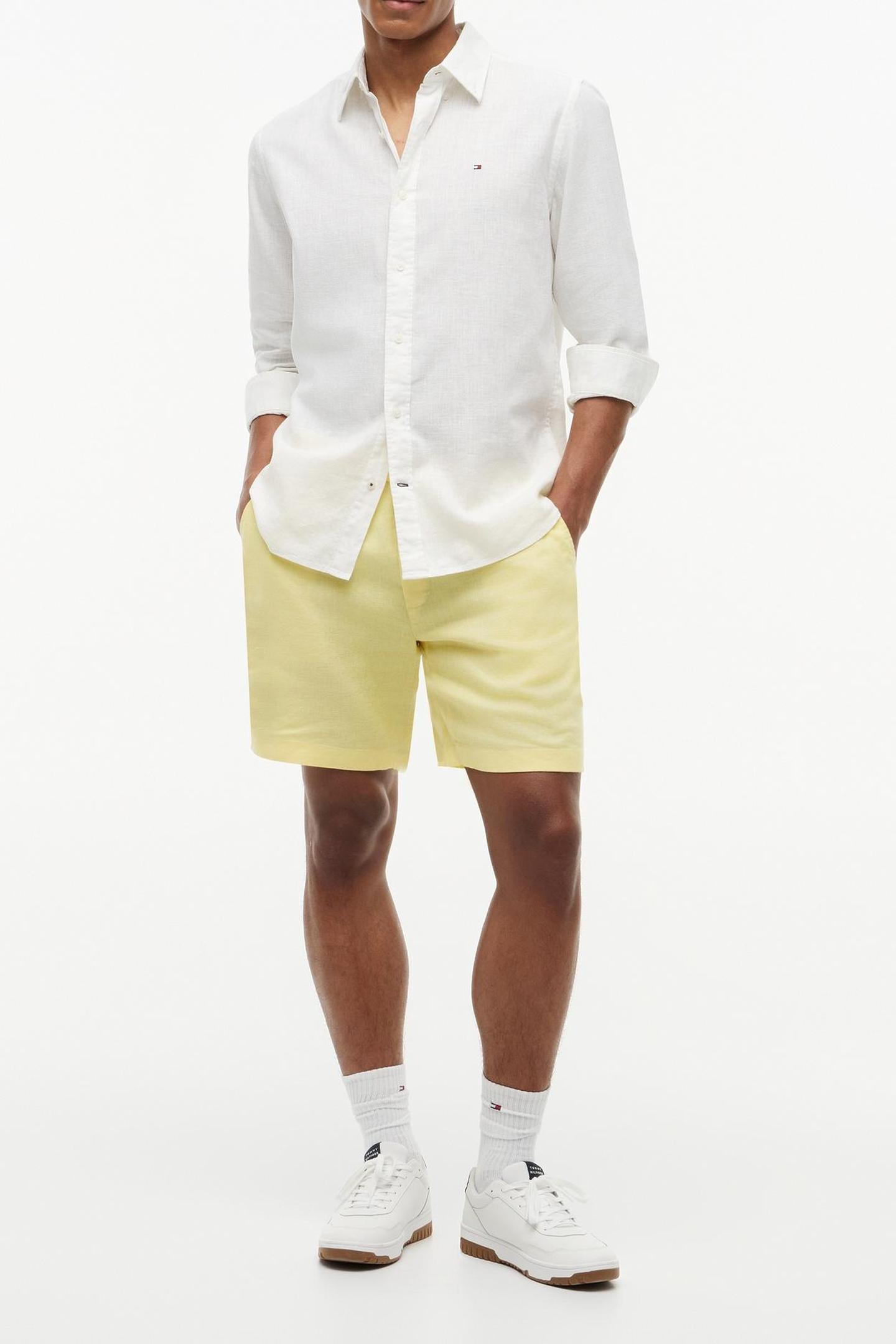 Tommy Hilfiger Dover 8 In Po Sorona Citronella Taille: W31 | Shorts de Sport Outlet | Homme | Marron