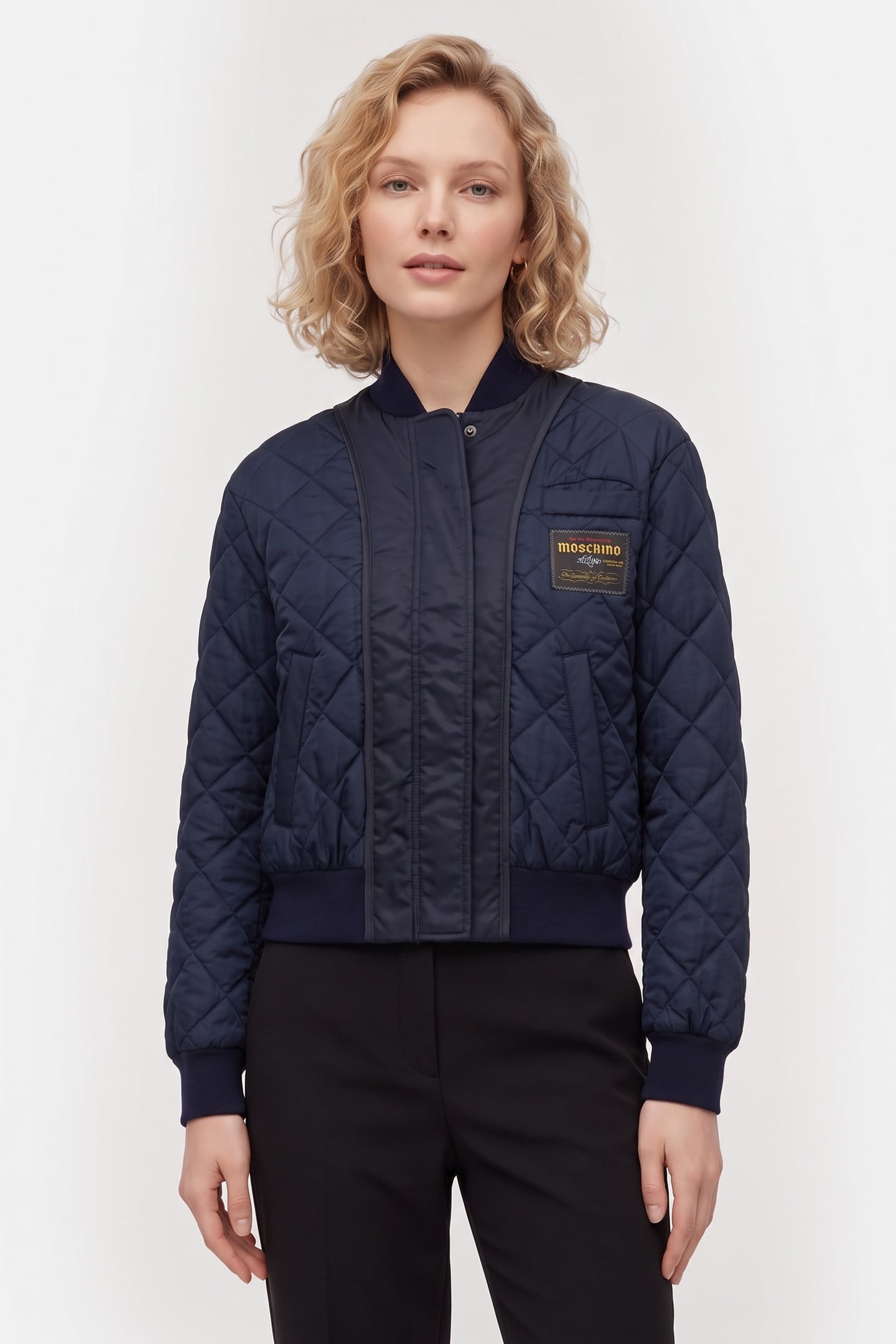 Moschino Jacket Blue Maat: 40 | Bomberjacks Outlet | Dames | Blauw