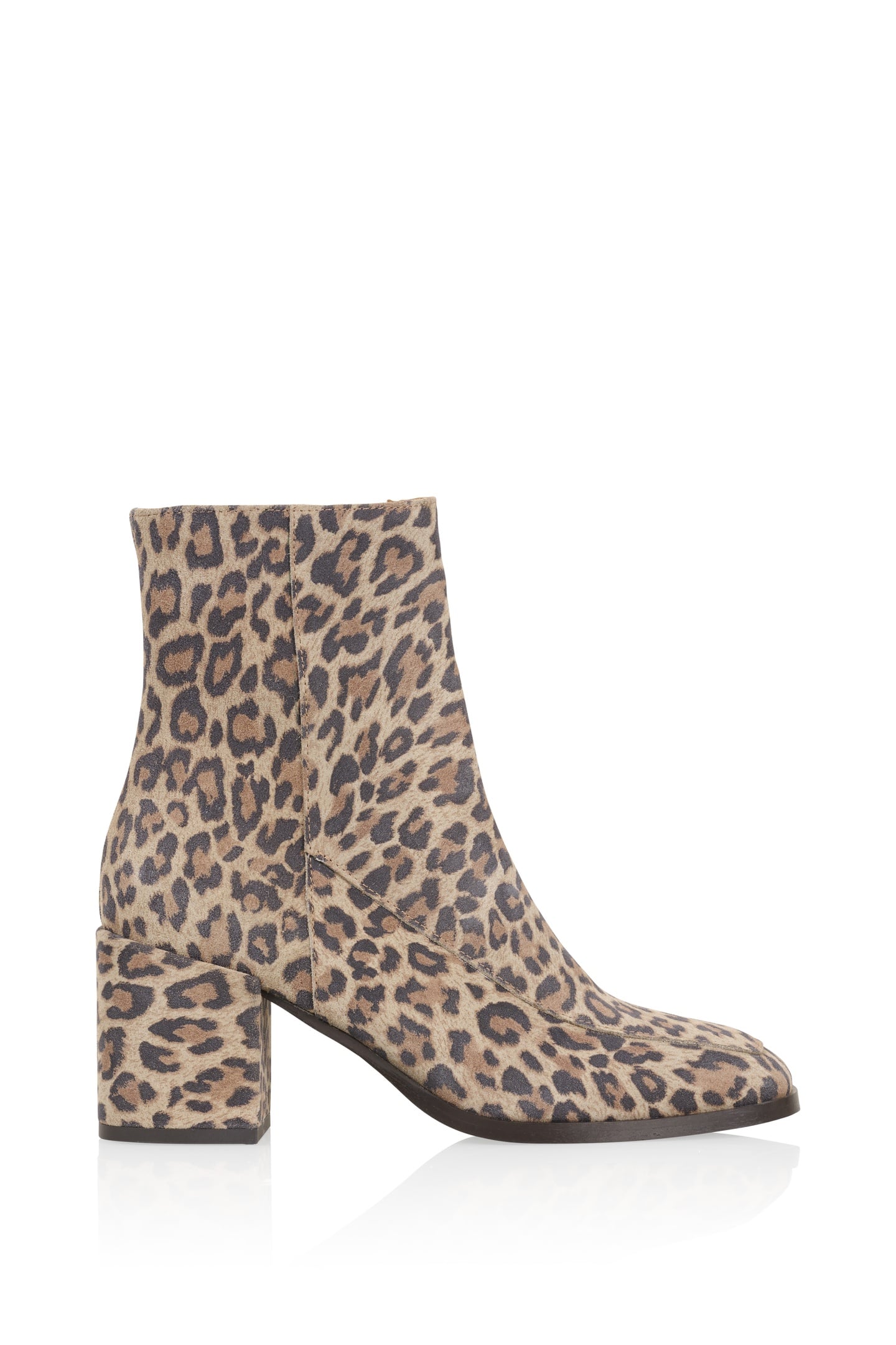 DWRS label Arvin Leopard Beige Maat: 39 | Laarzen Outlet | Dames | Beige