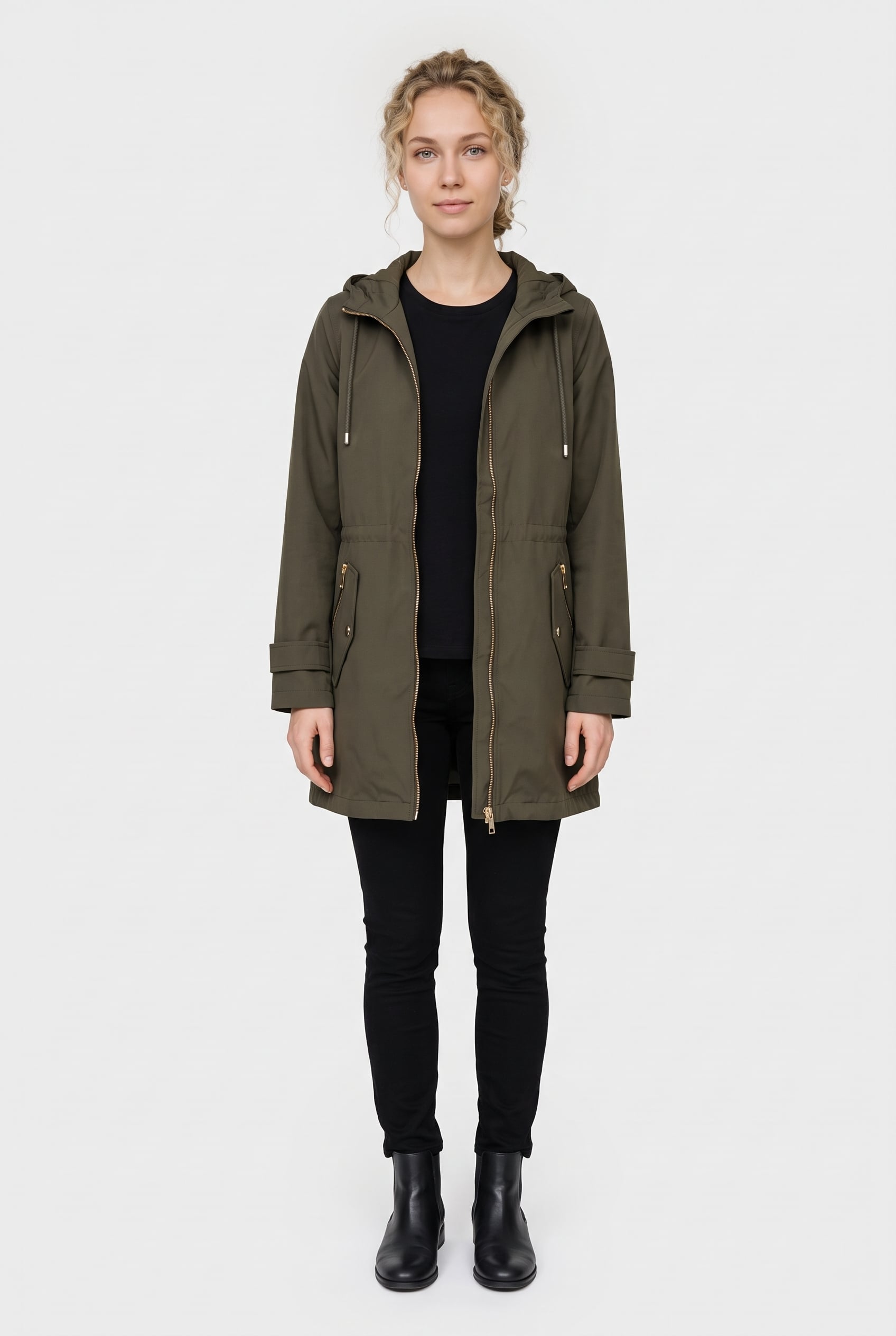 Michael Kors Softshell With Bib Olive Maat: XS | Regenjassen Outlet | Dames | Bruin