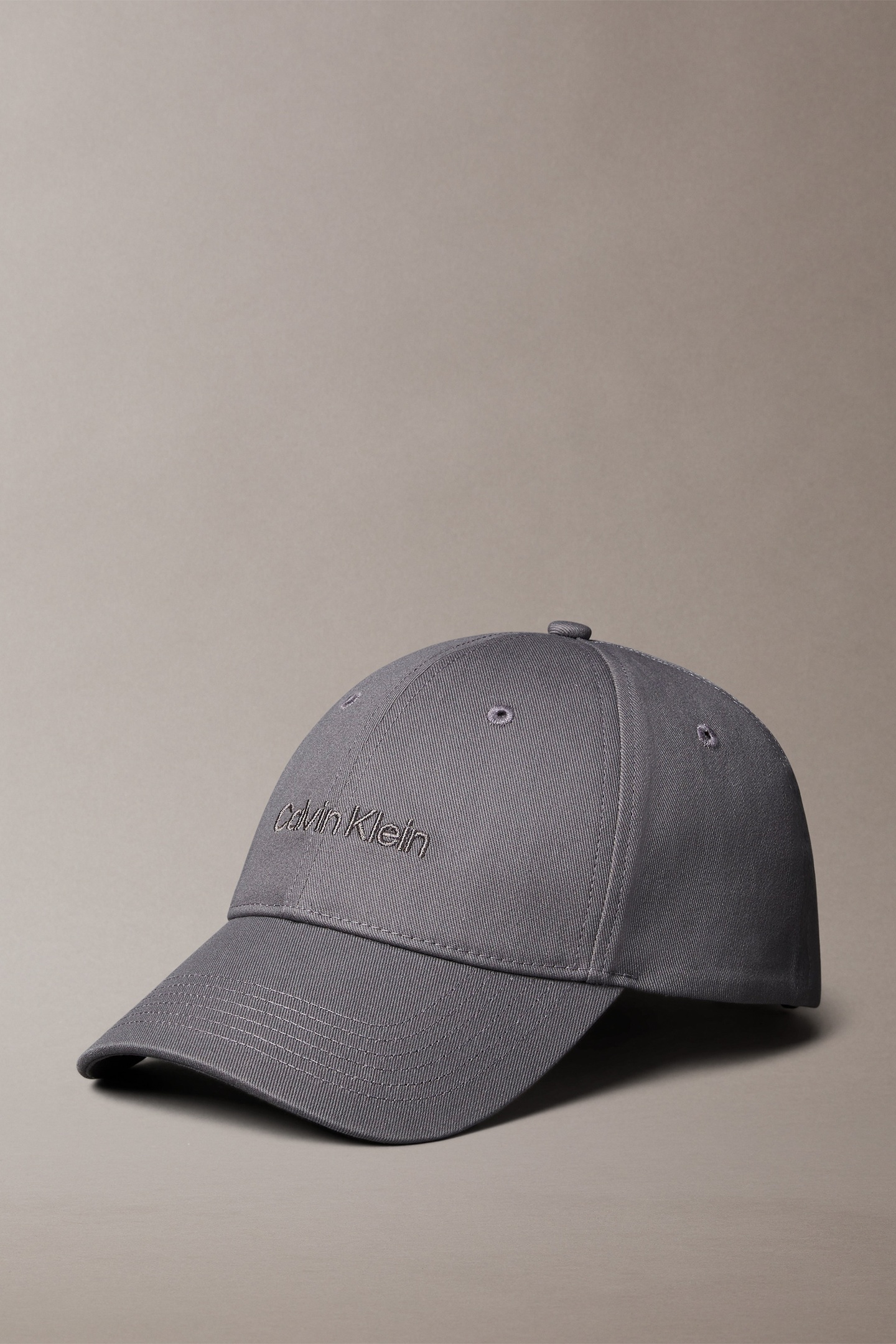 Calvin Klein Logo Embroidery Baseball Cap Granite Gray Size: OS | Hats & Caps Outlet | Heren | Grijs