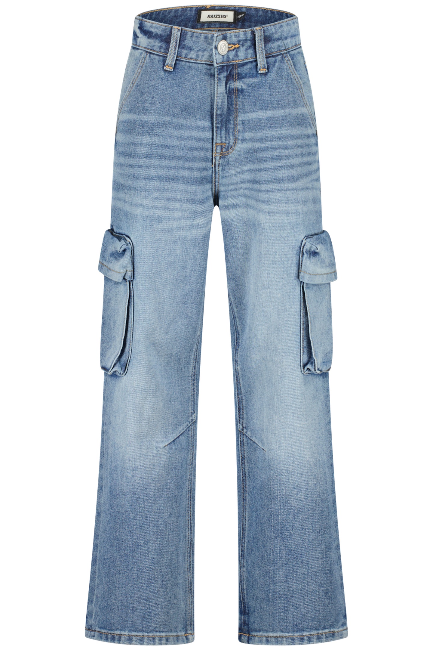 RAIZZED Boys Hanoi Cargo Jeans Vintage Blue Maat: 14Y | Spijkerbroeken Outlet | kids | Blauw