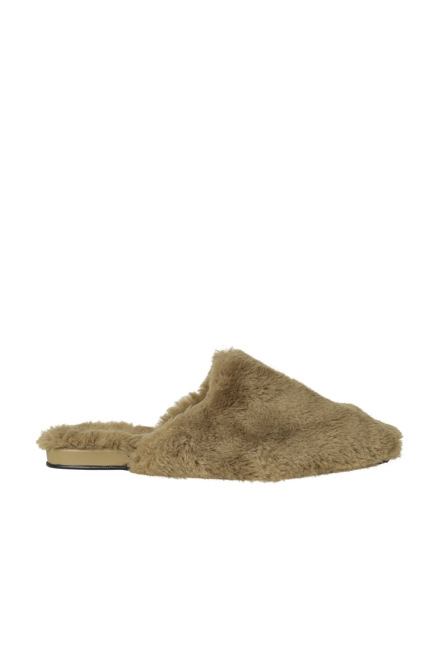 Stine Goya Samiga Faux Fur Slipper Brown Maat: 40 | Slippers Outlet | Dames | Bruin