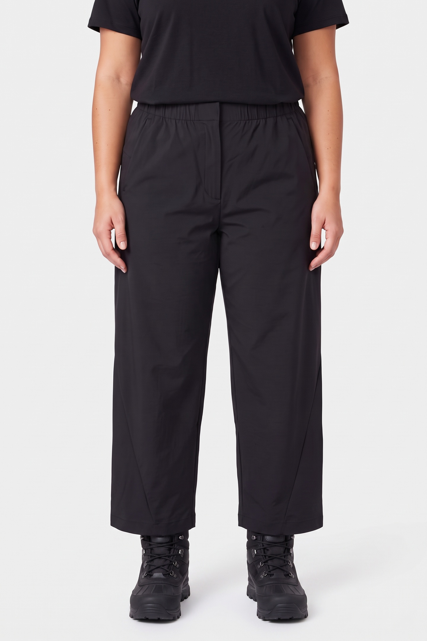 Jack Wolfskin Daily Ease Pants Black Maat: S | Wijde Broeken Outlet | Dames | Zwart