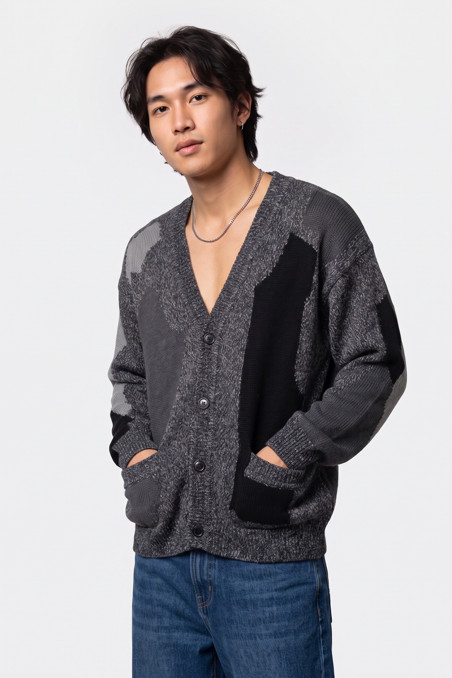 Moschino Knitwear Grey Maat: 46 | Cardigans Outlet | Heren | Grijs