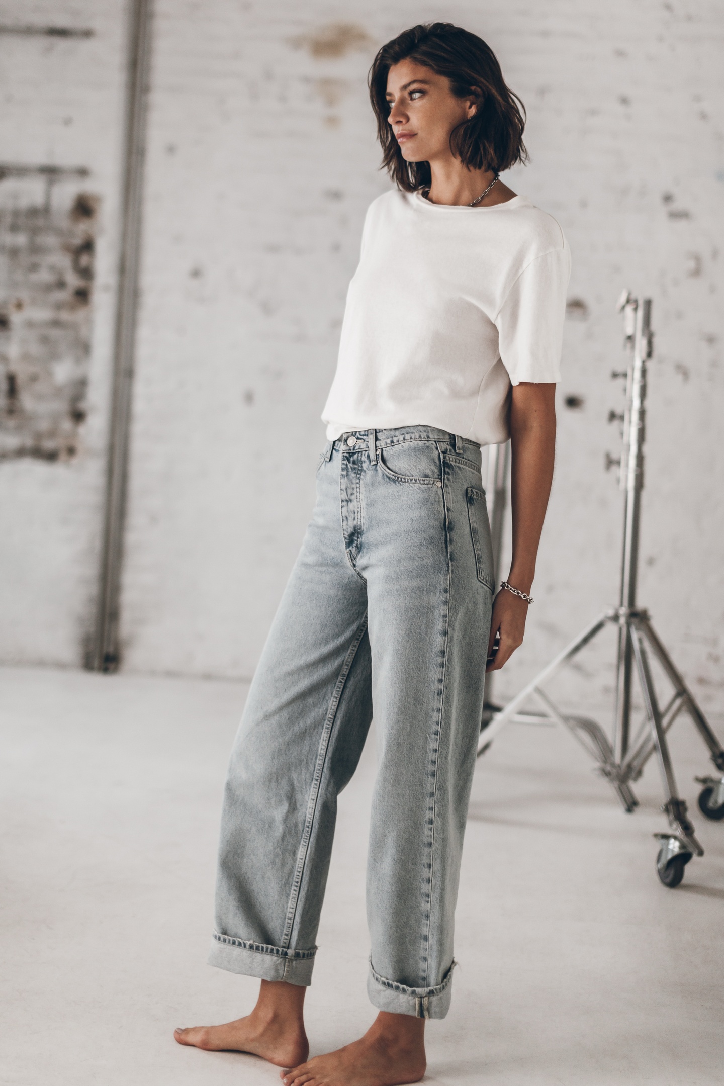 Mikuta The Light Blue Baggy Jeans Maat: W30 | Jeans Outlet | Dames | Blauw