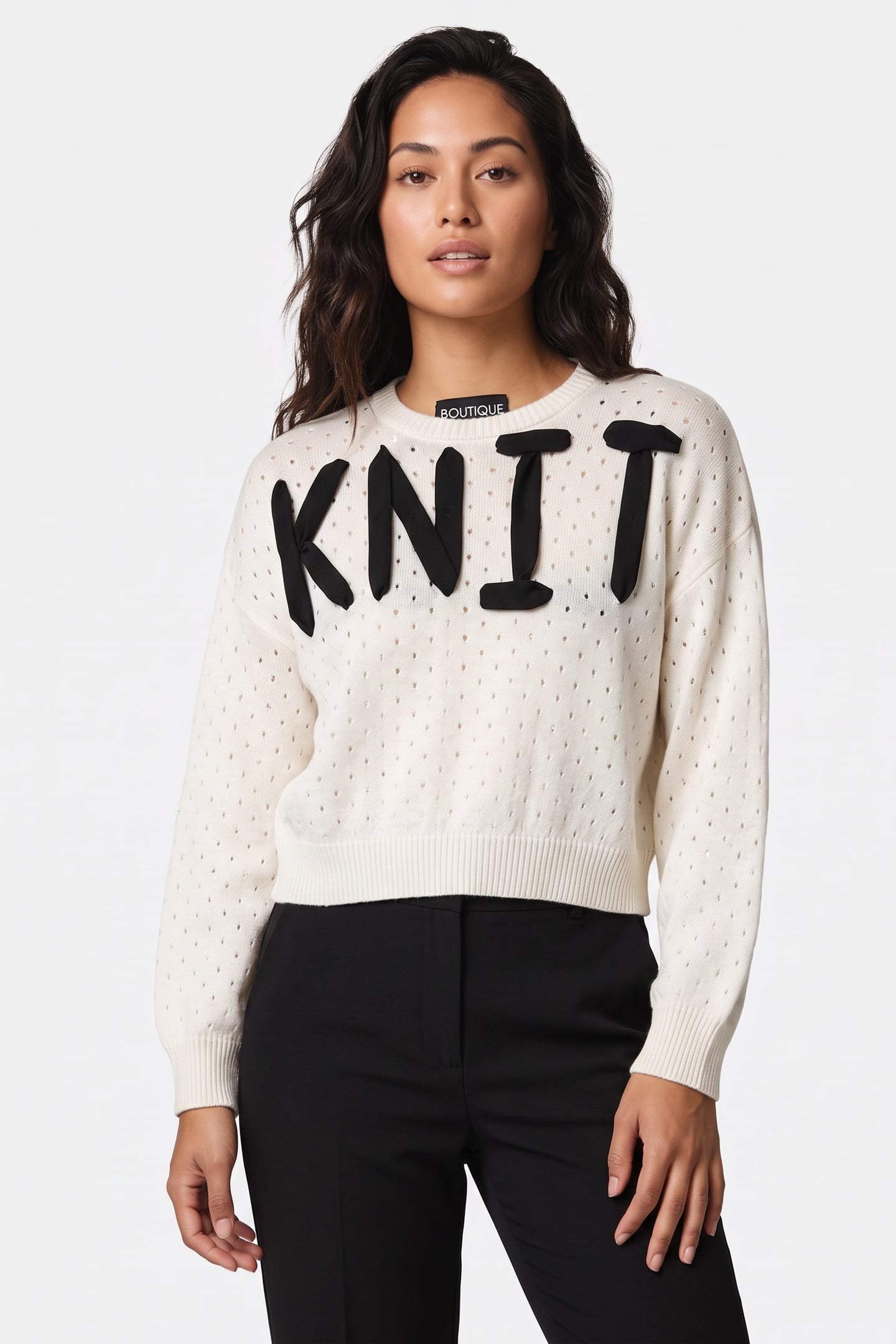 Moschino Knitwear White Maat: 40 | Sweaters Outlet | Dames | Wit