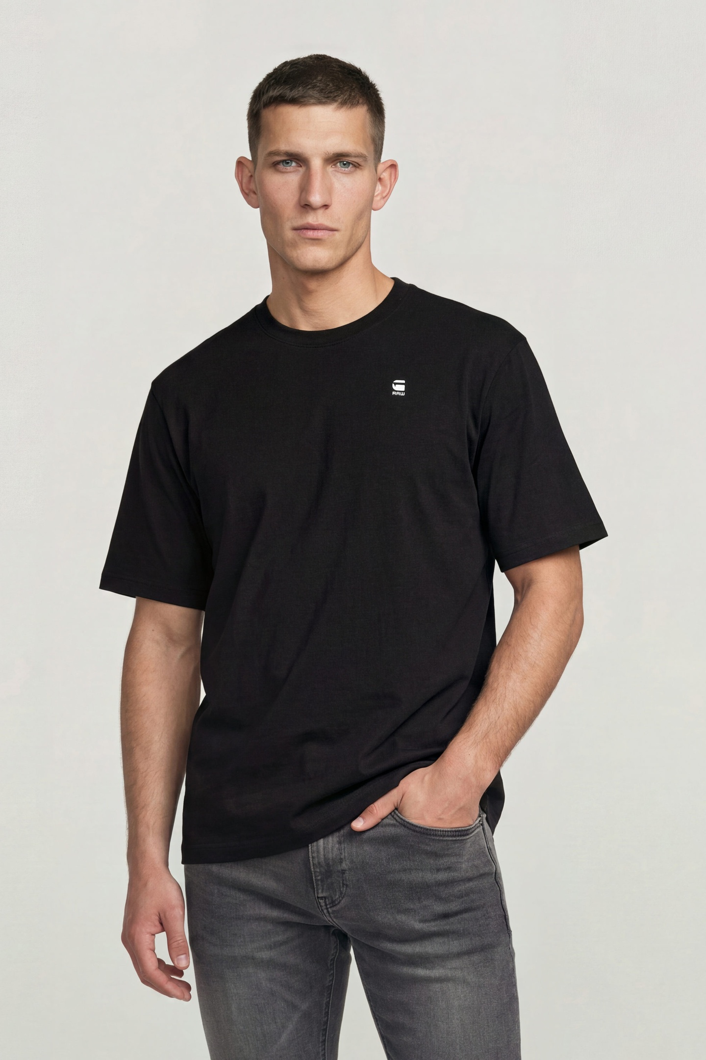 G-Star Boxy T-shirt Black Talla: S | Camisetas Básicas Outlet | Hombre | Negro