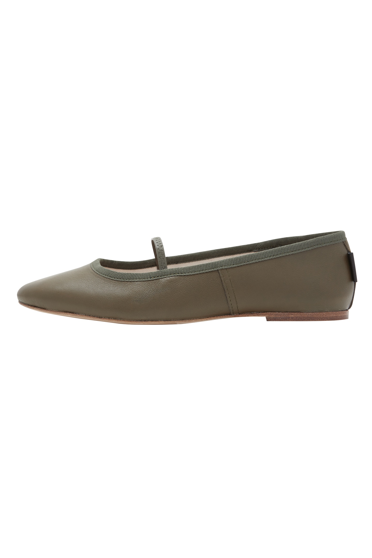 A.P.C. Ballet Flats Swan Khaki Maat: 39 | Ballerina's Outlet | Dames | Bruin