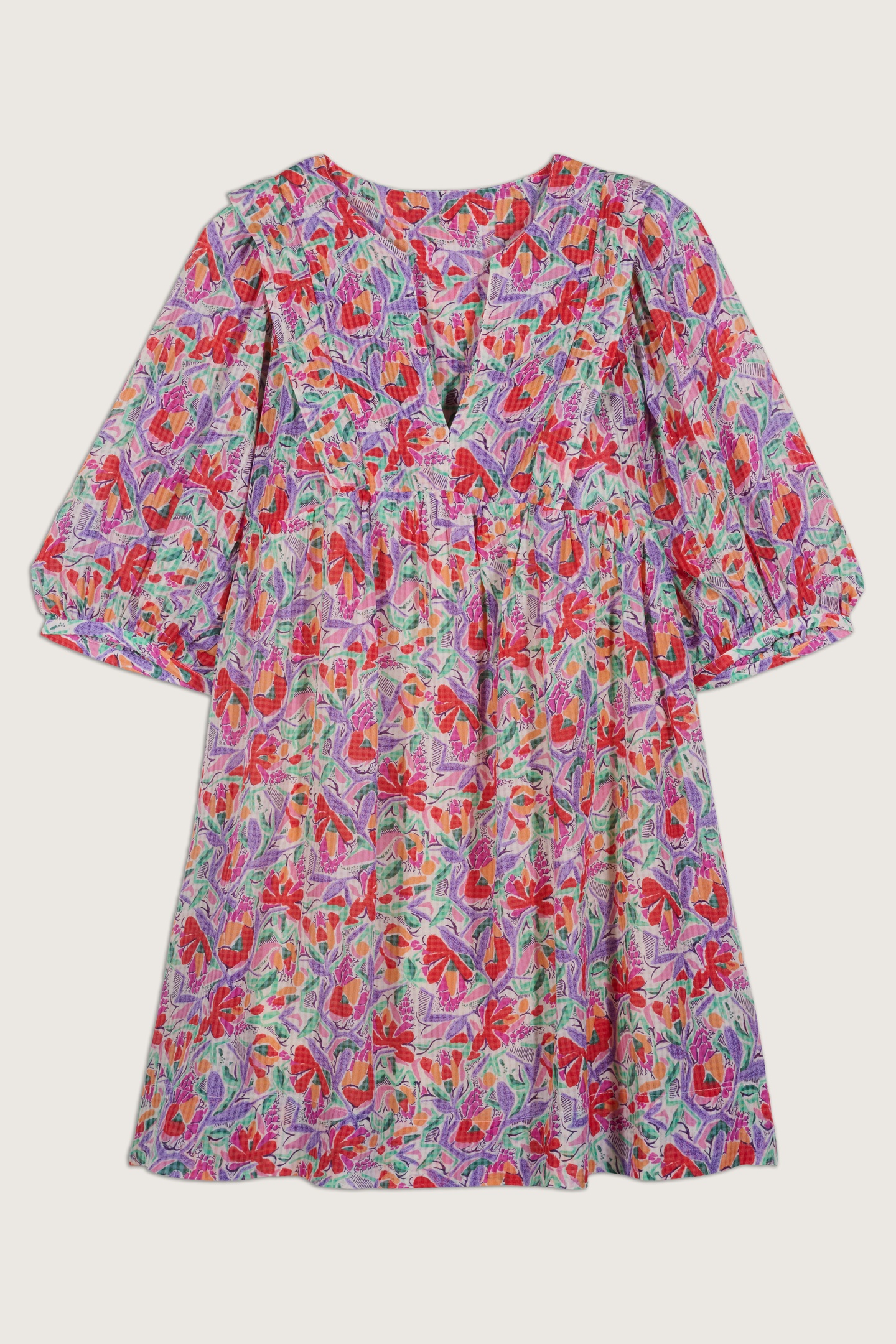 BA&SH Mini Dress Ecru Maat: L | Mini Jurken Outlet | Dames | Ecru