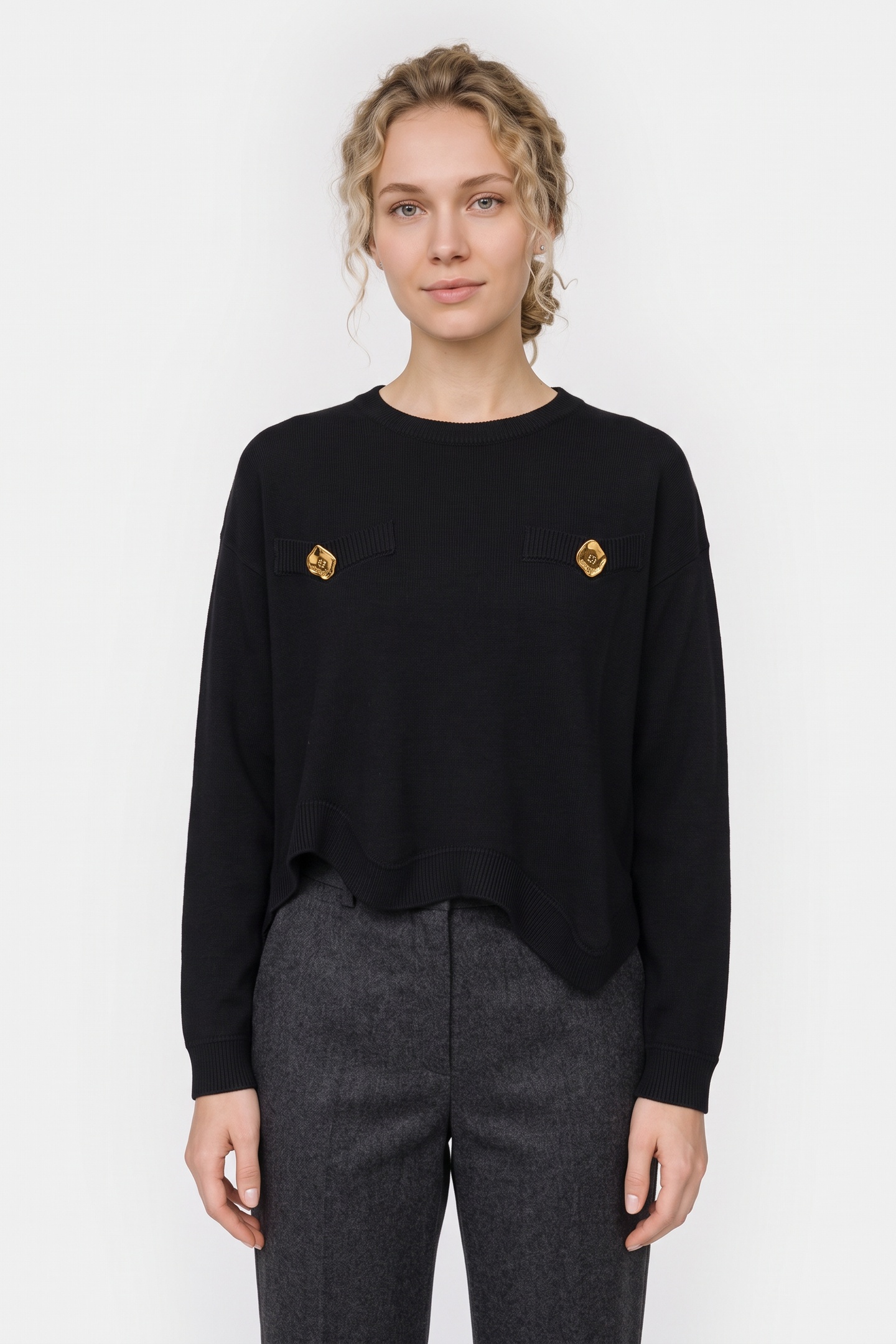 Moschino Knitwear Black Maat: 44 | Sweaters Outlet | Dames | Zwart