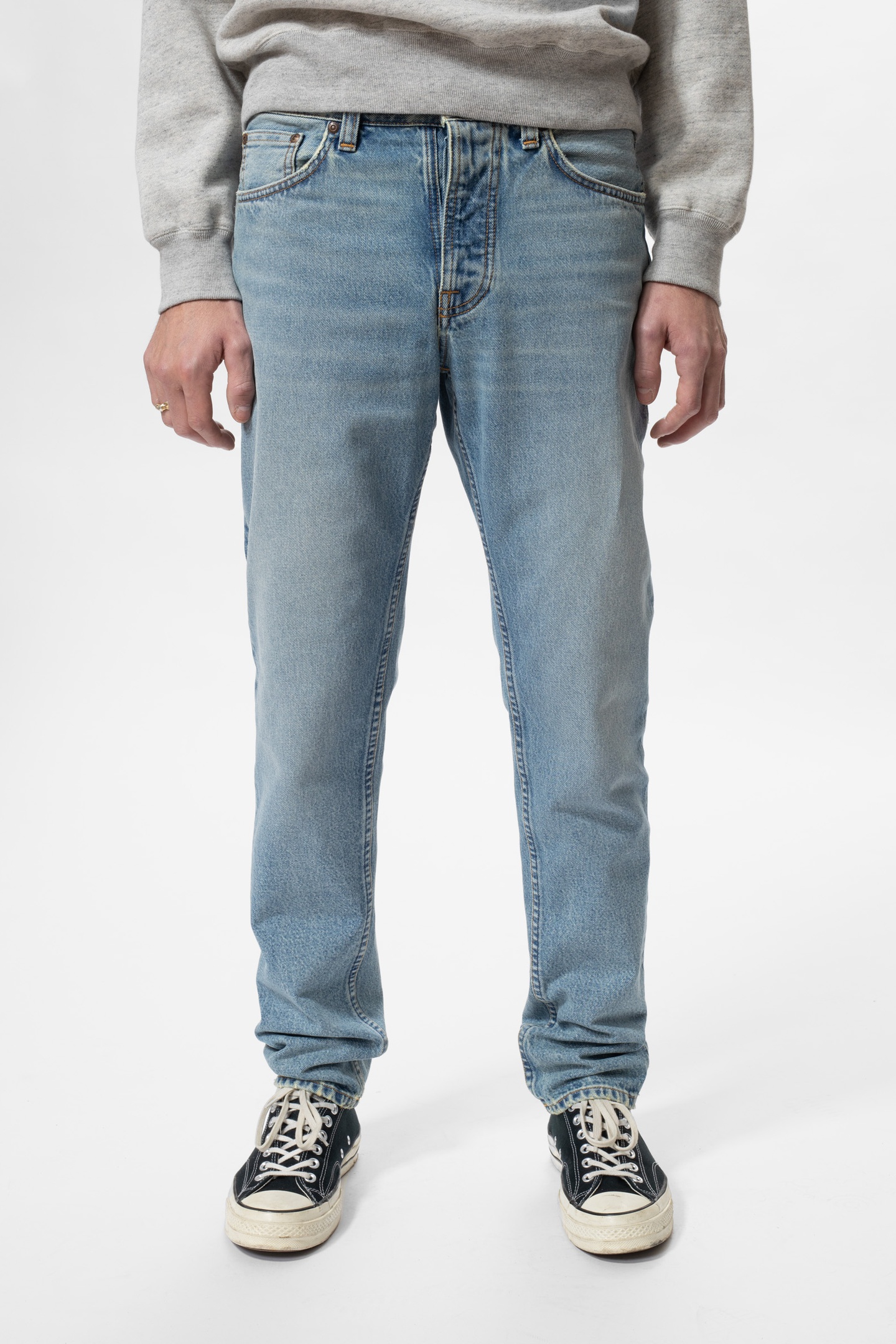 Nudie Jeans Steady Eddie Ii Long Lost Maat: W27L32 | Slim Jeans Outlet | Heren | Blauw