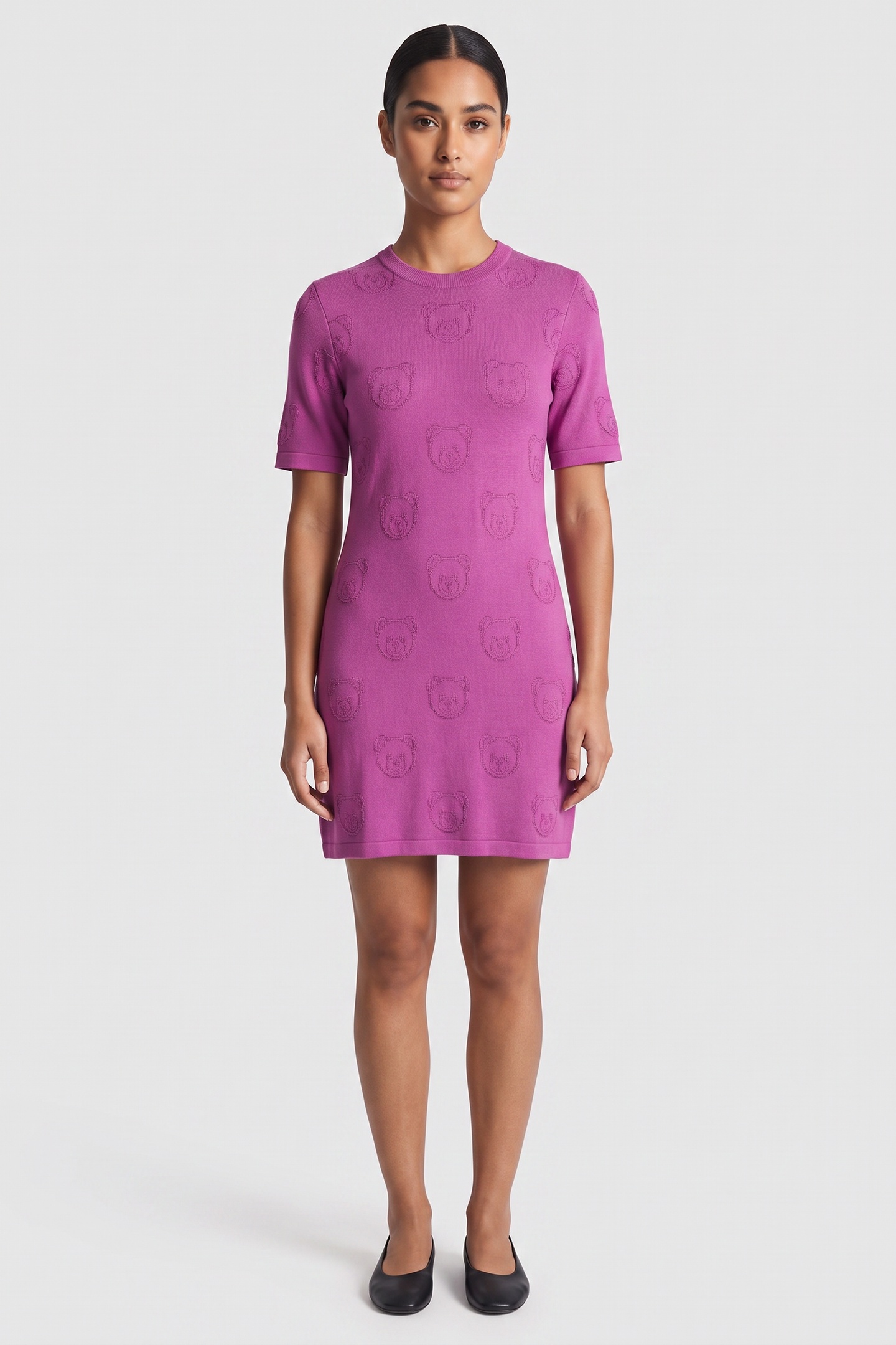 Moschino Knit Dress Purple Maat: 42 | Mini Jurken Outlet | Dames | Paars