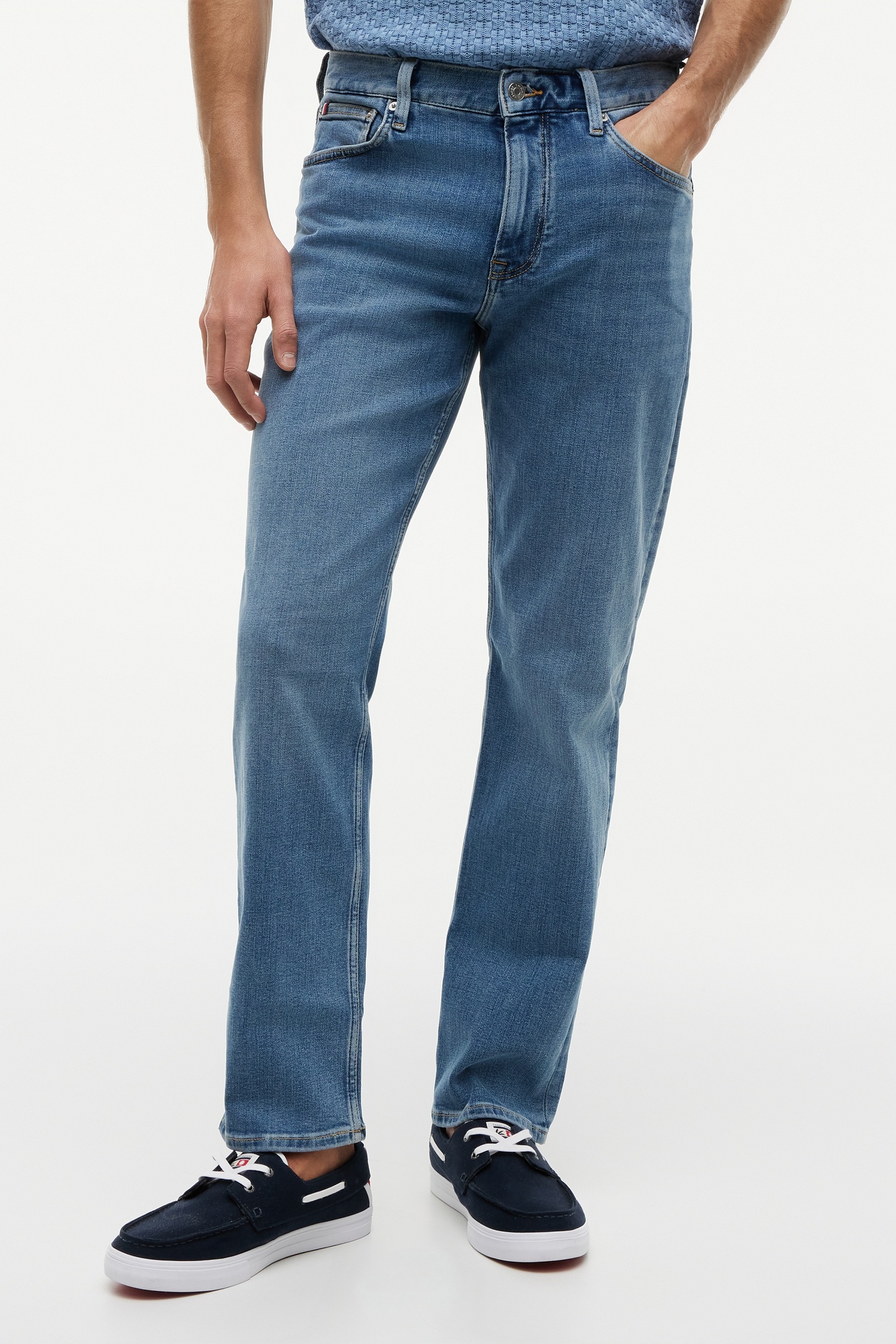Tommy Hilfiger Core Denton Light Blue Taglia: W30L34 | Jeans Slim Fit Outlet | Uomo | Blu