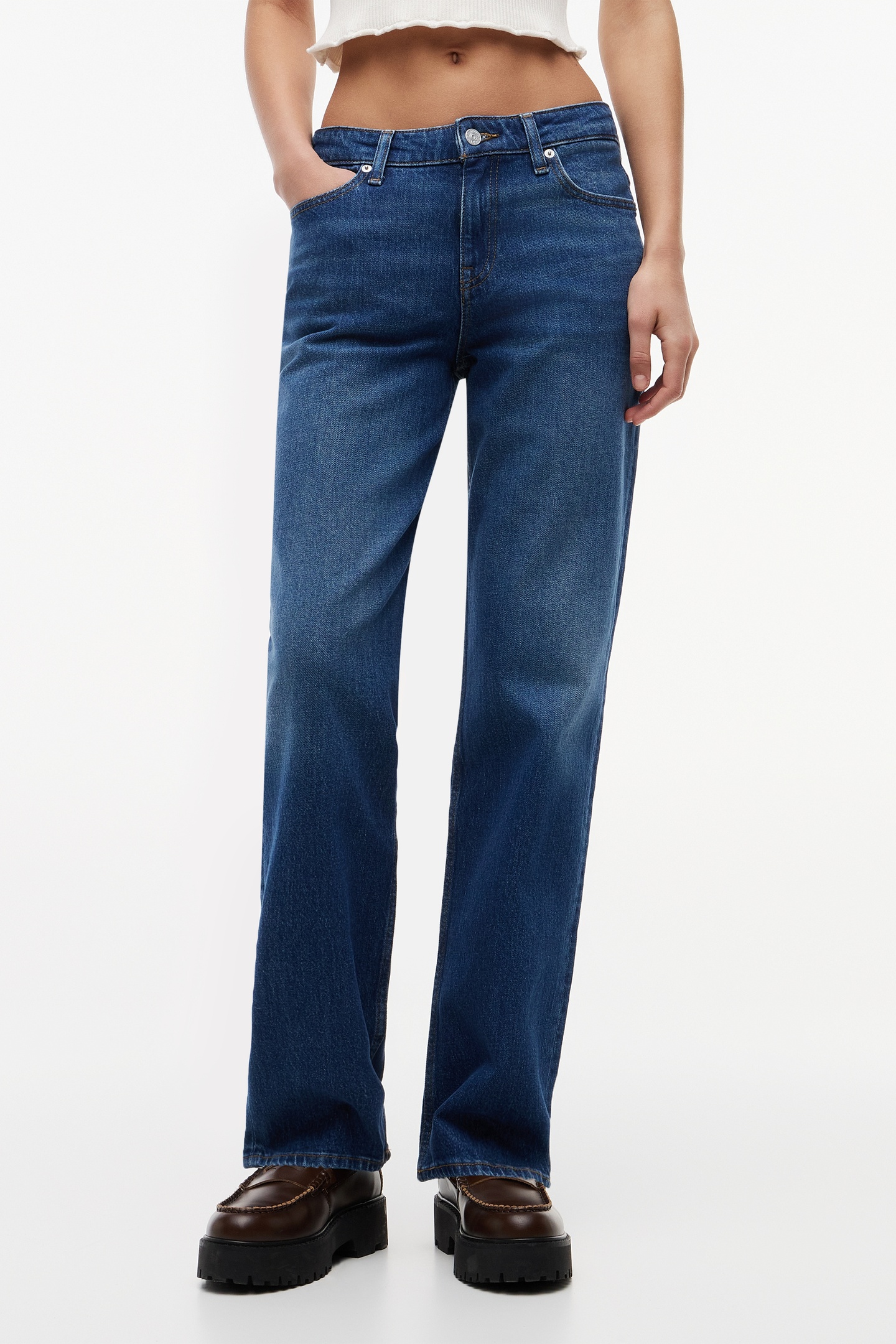 Tommy Hilfiger Sophie Denim Dark Größe: W27L28 | Straight Jeans Outlet | Damen | Blau