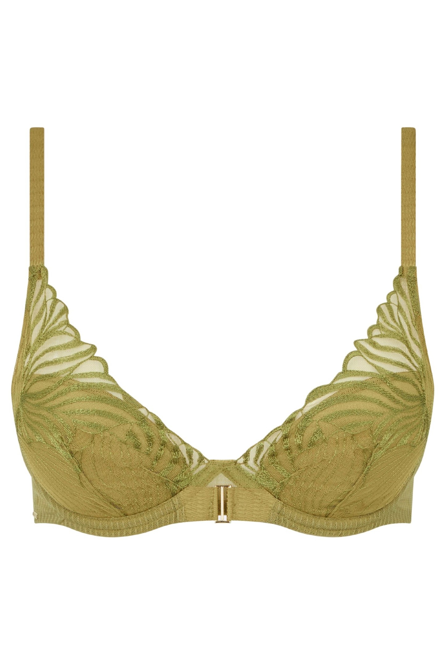 Chantelle Co Bra Tshirt Plunge Pearl Green Taglia: B75 | Reggiseni Outlet | Donna | Verde