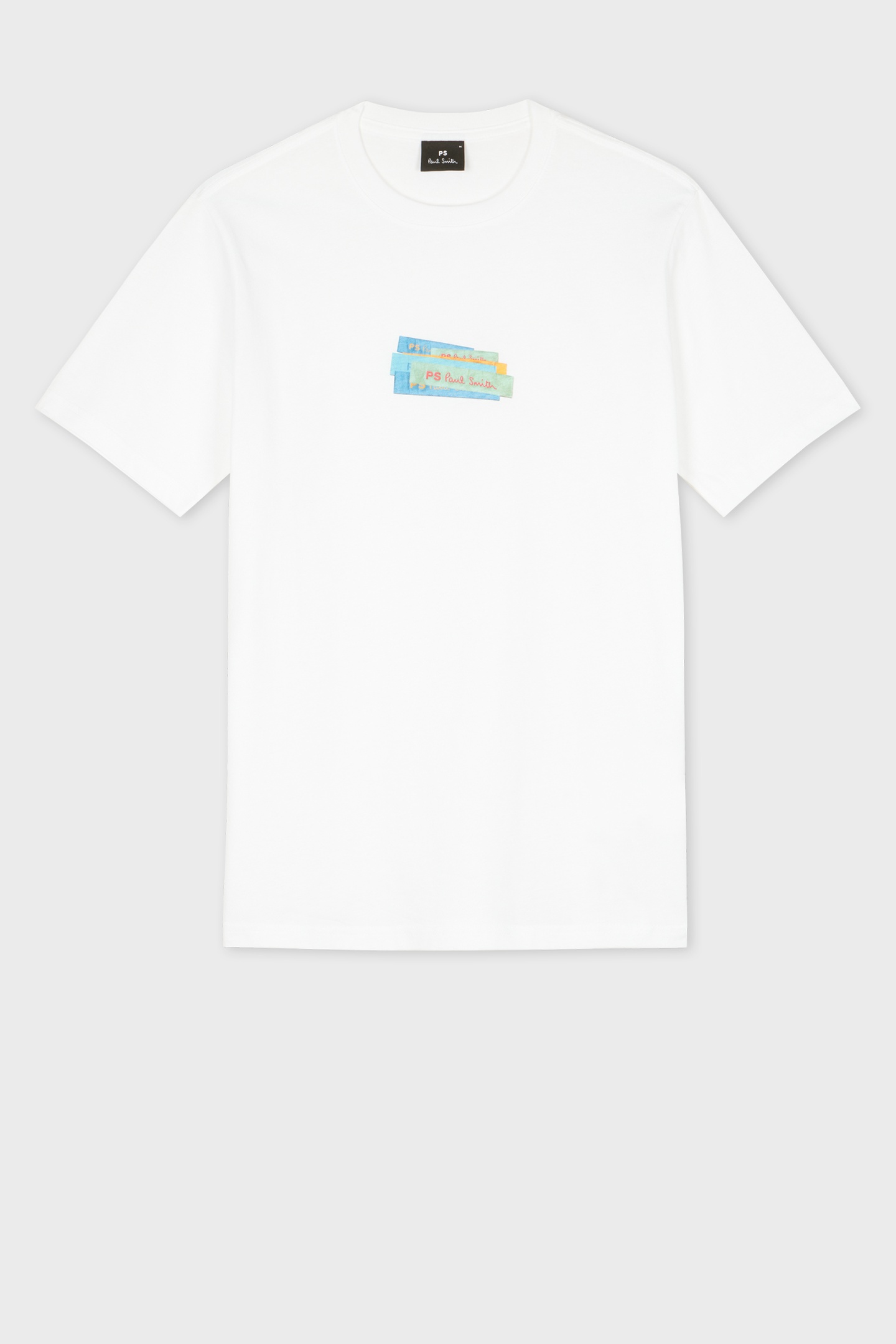 Paul Smith Mens Reg Fit Ss T Shirt Ps  White Maat: S | Basic T-Shirts Outlet | Heren | Wit