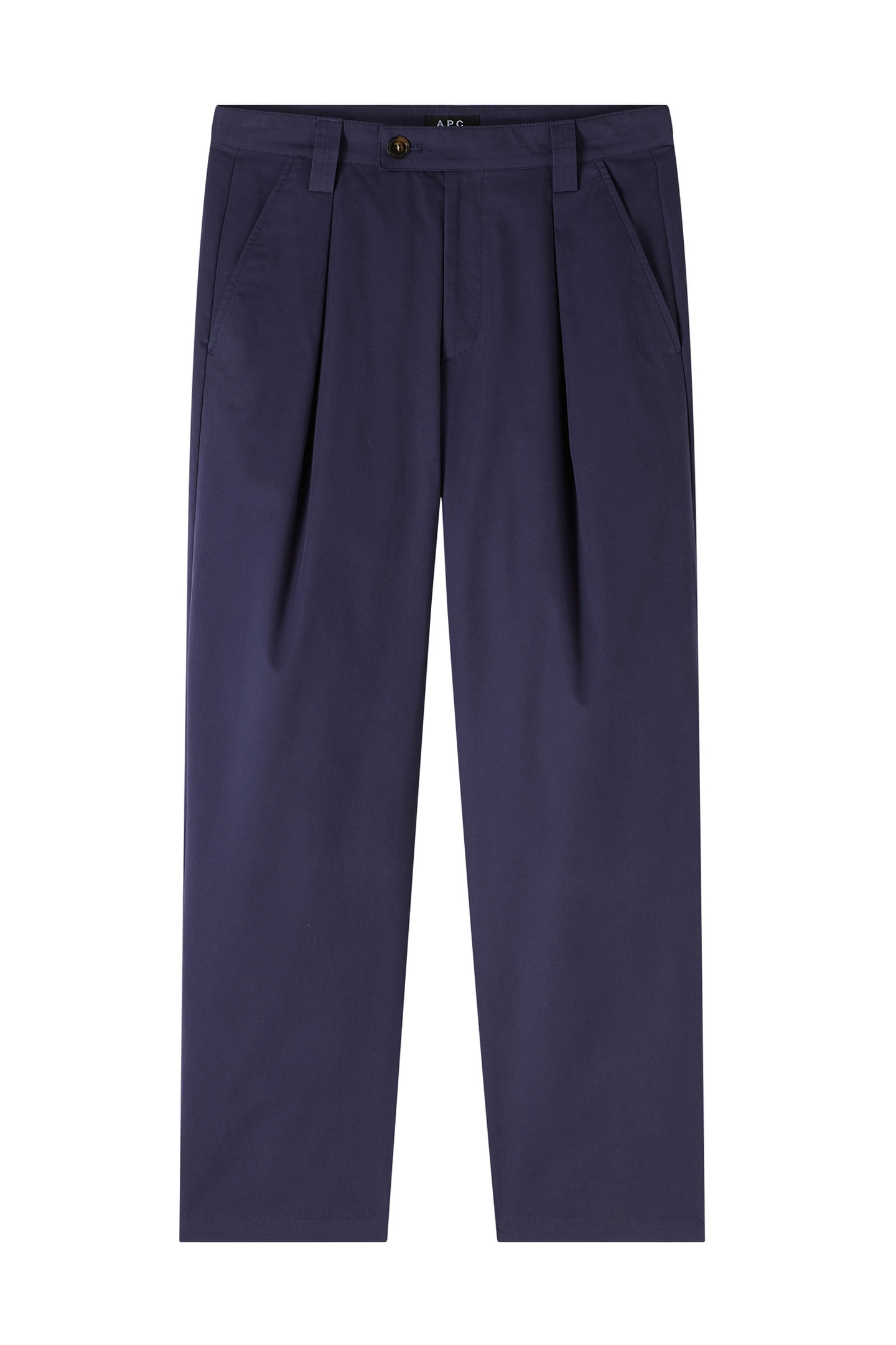 A.P.C. Unisex Trousers Renato Dark Navy Maat: 52 | Pantalons Outlet | Unisex | Blauw