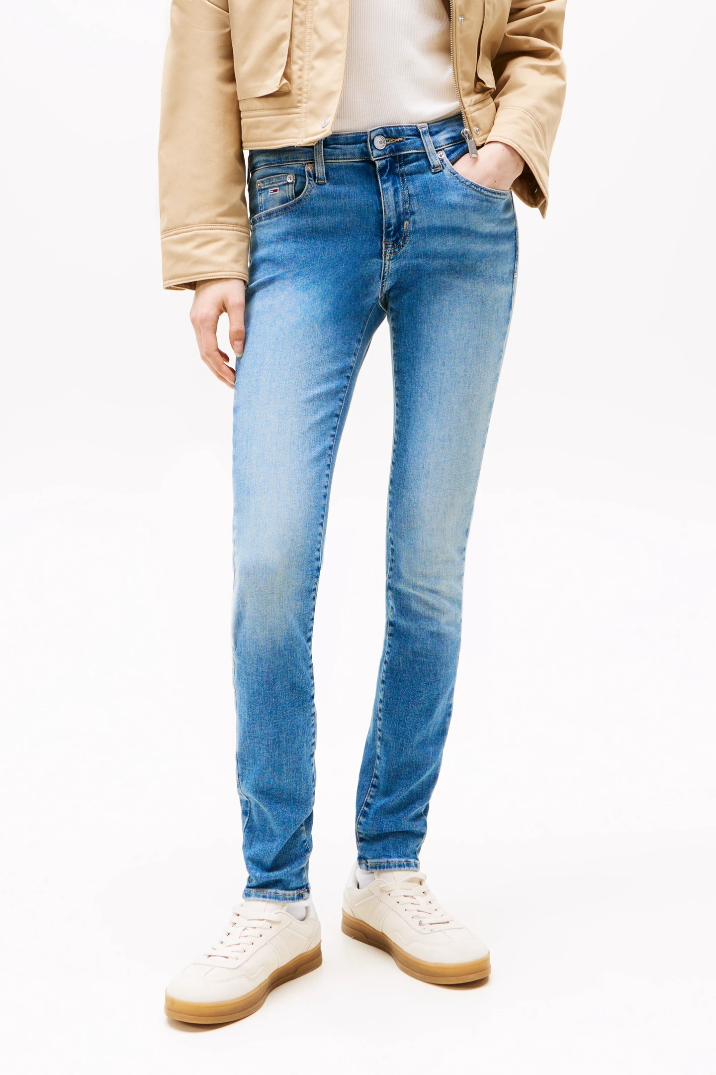 Tommy Hilfiger Sophie Lw Skinny Ch0238 Denim Medium Taglia: W27L28 | Pantaloni skinny Outlet | Donna | Blu