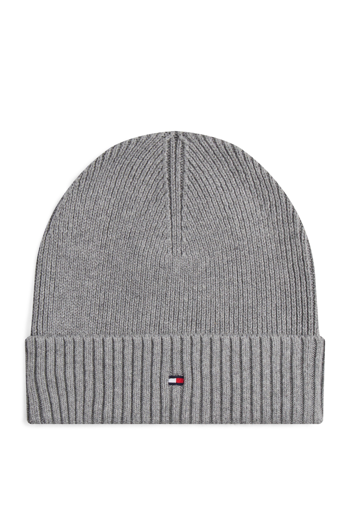 Tommy Hilfiger Th Flag Pima Cotton Mid Grey Heather Size: OS | Hats & Caps Outlet | Heren | Grijs