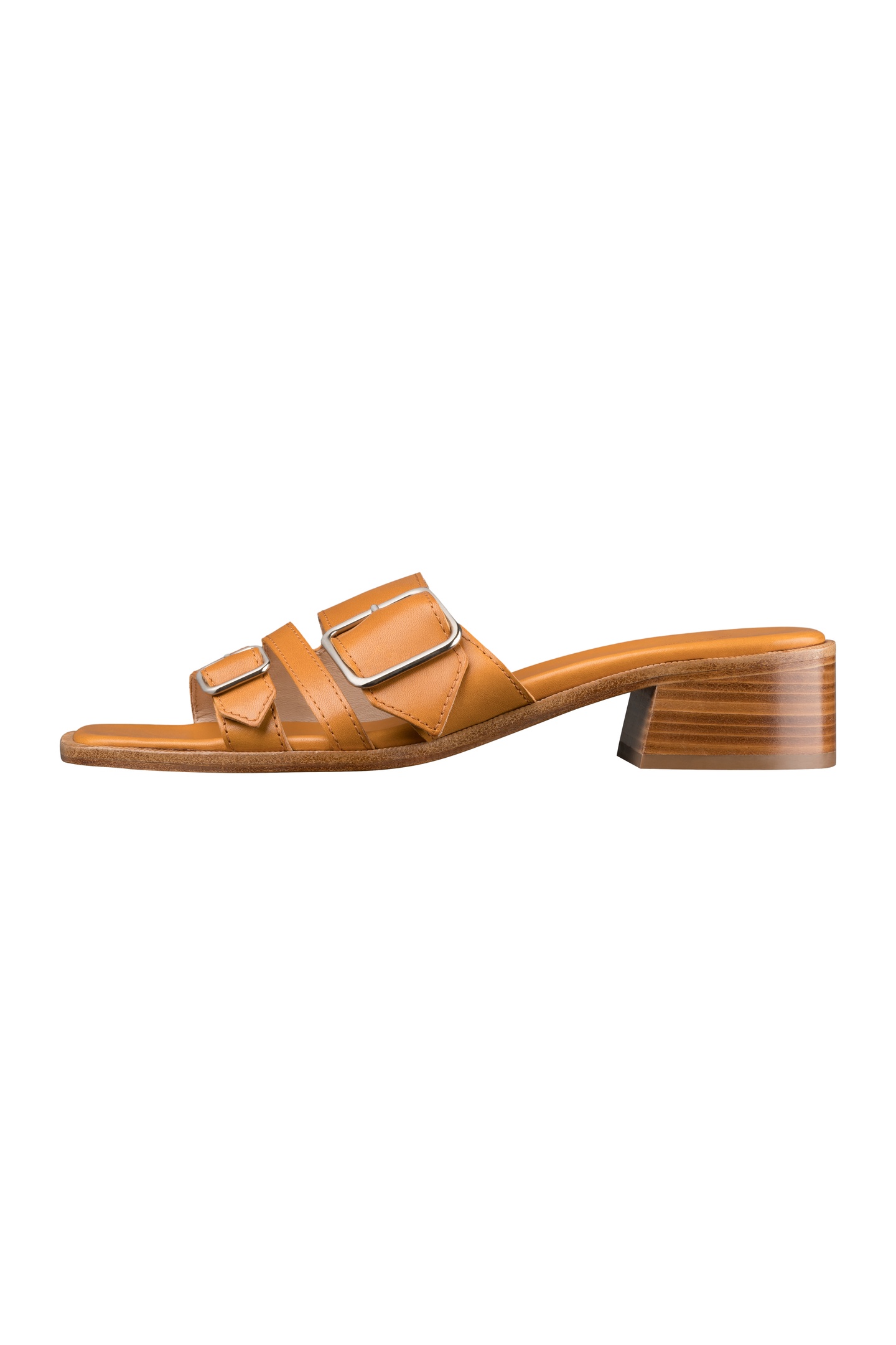 A.P.C. Mules Aly With Heel Camel Maat: 40 | Sandalen Outlet | Dames | Bruin