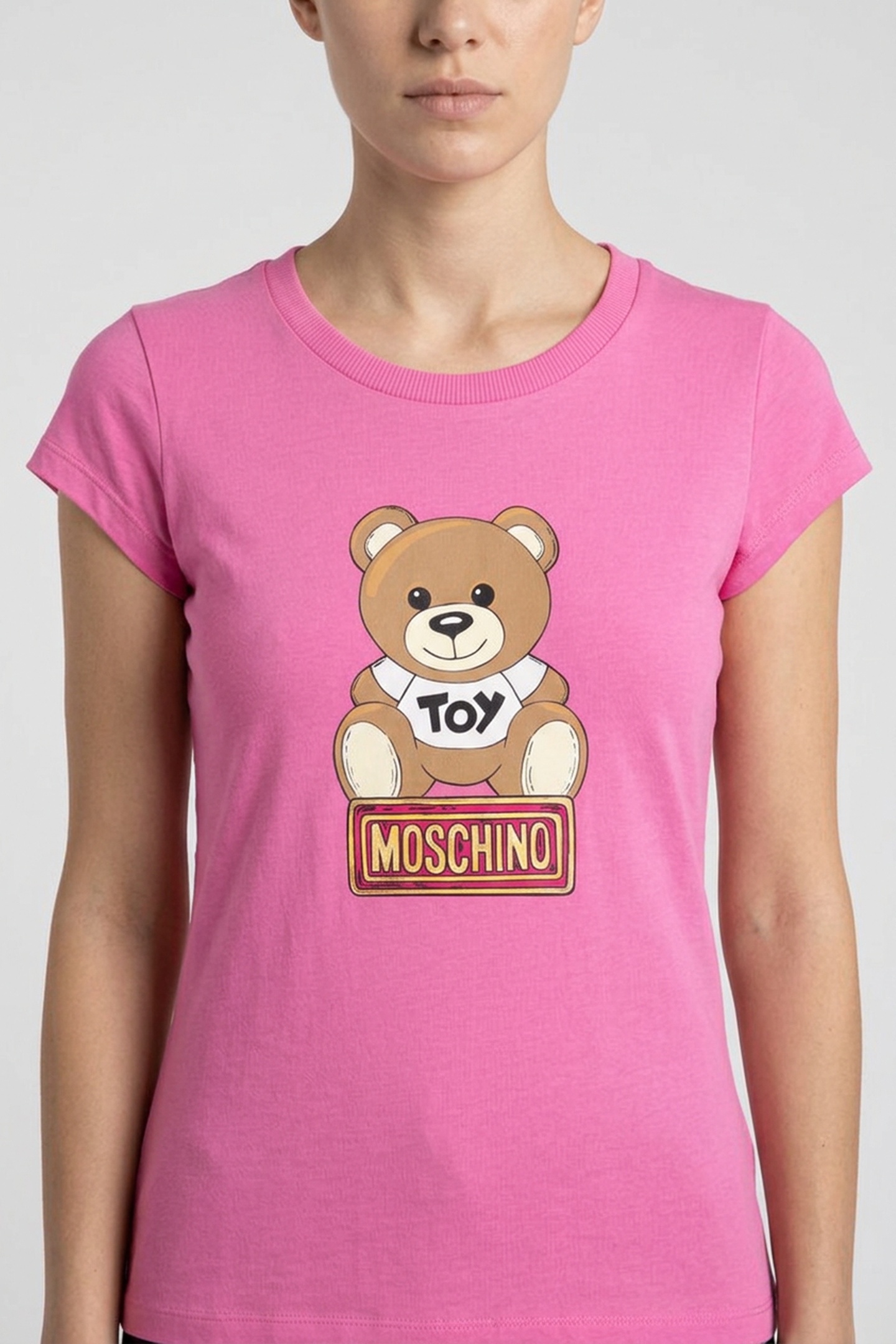 Moschino Girl's T-shirt Red Maat: 10 | T-Shirts Outlet | kids | Roze