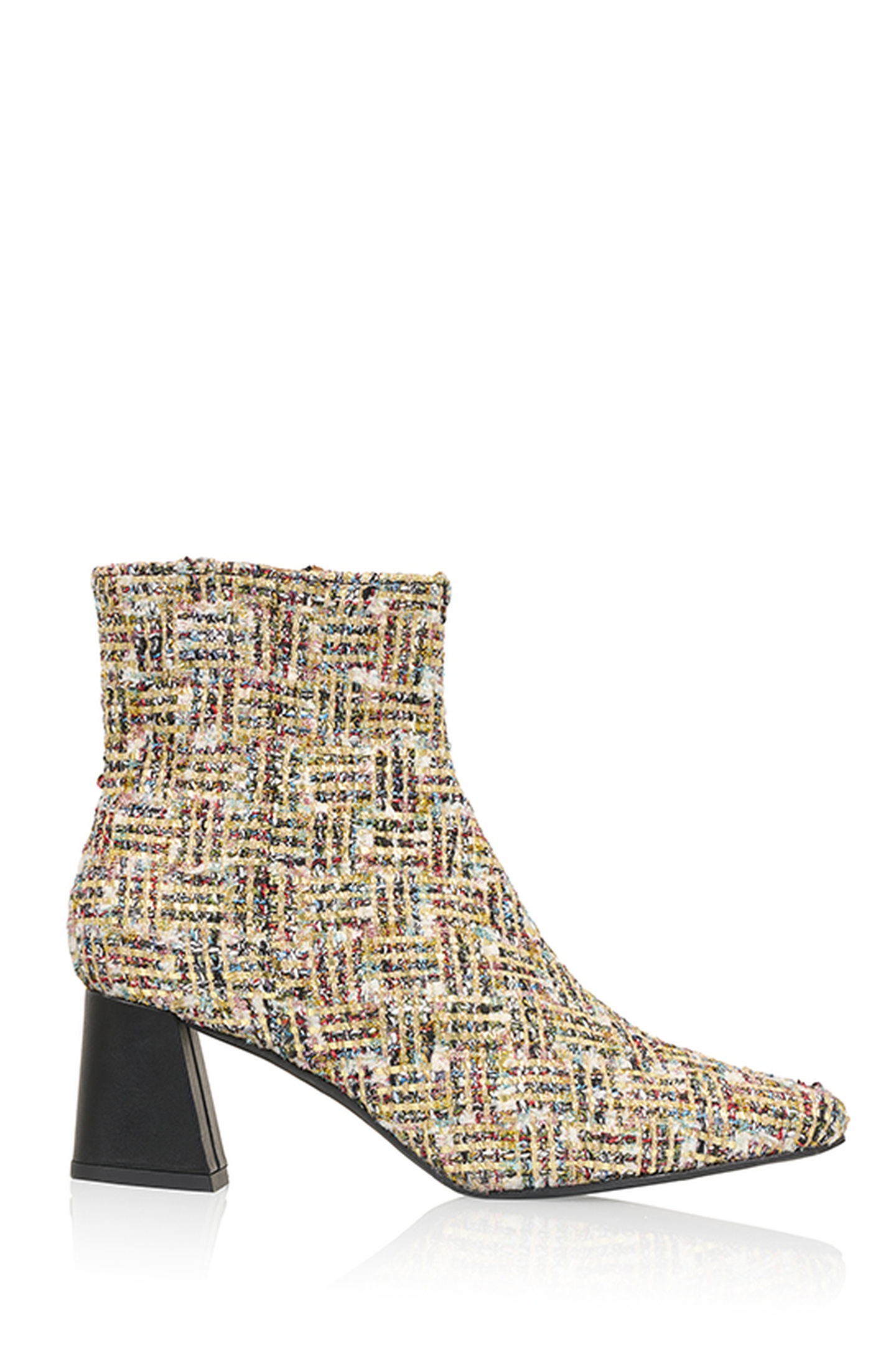DWRS label Lugano Tweed Gold Maat: 37 | Laarzen Outlet | Dames | Goud