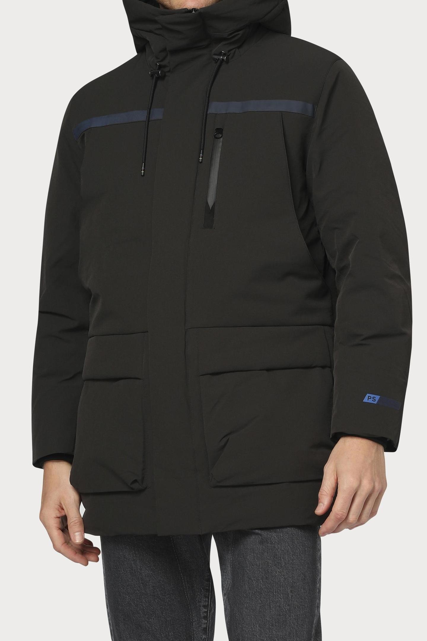 Paul Smith Mens Hooded Jacket Black Maat: XL | Winterjassen Outlet | Heren | Zwart