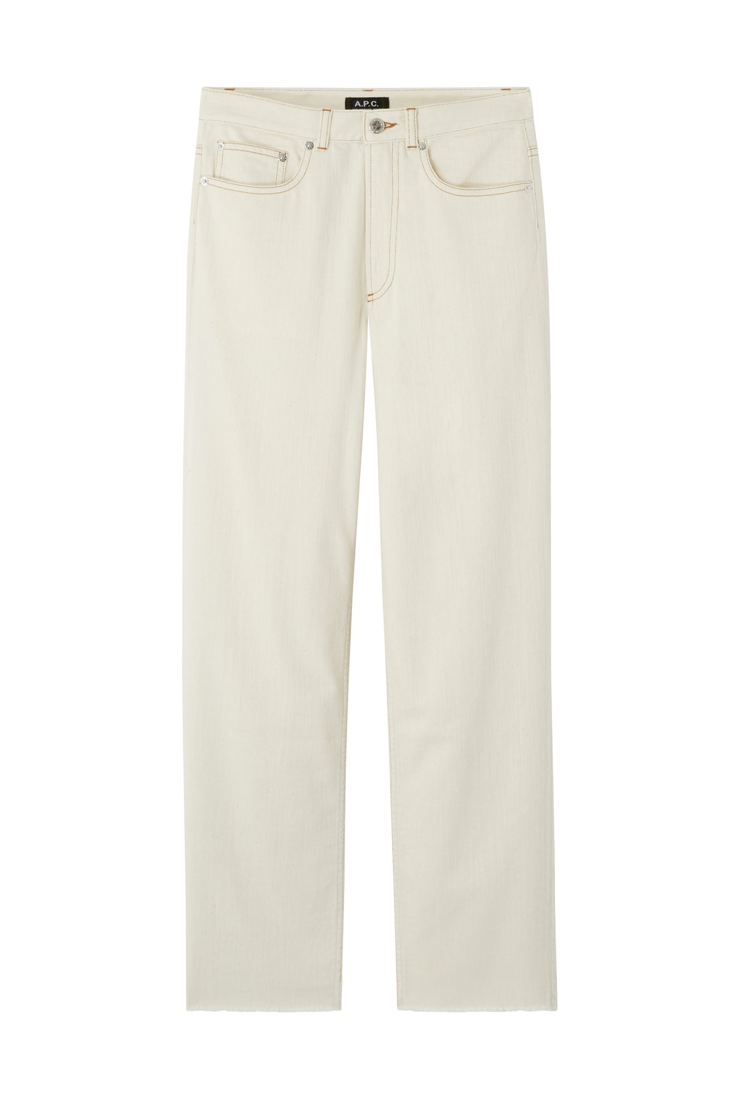 A.P.C. Jeans Alan Off-white Maat: W29 | Straight Jeans Outlet | Dames | Wit