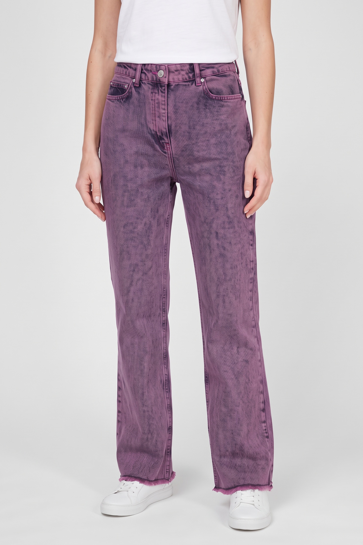Moschino Trousers Pink Maat: W27 | Straight Jeans Outlet | Dames | Roze