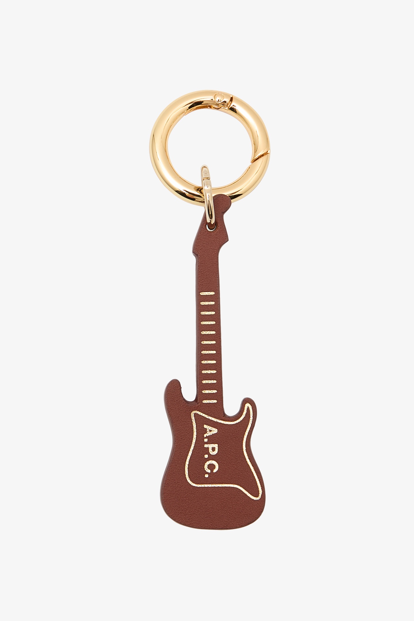 A.P.C. Keyring Guitar Hazelnut Maat: OS | Outlet | Dames