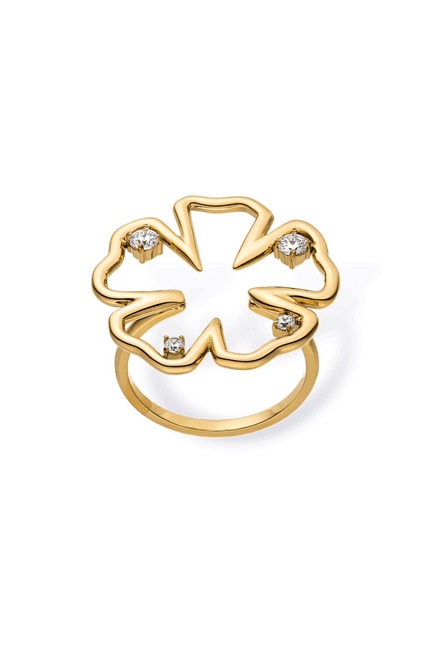 PURELEI Jewelry Box Hibiscus Ring Gold Maat: S/M | Ringen Outlet | Dames | Goud
