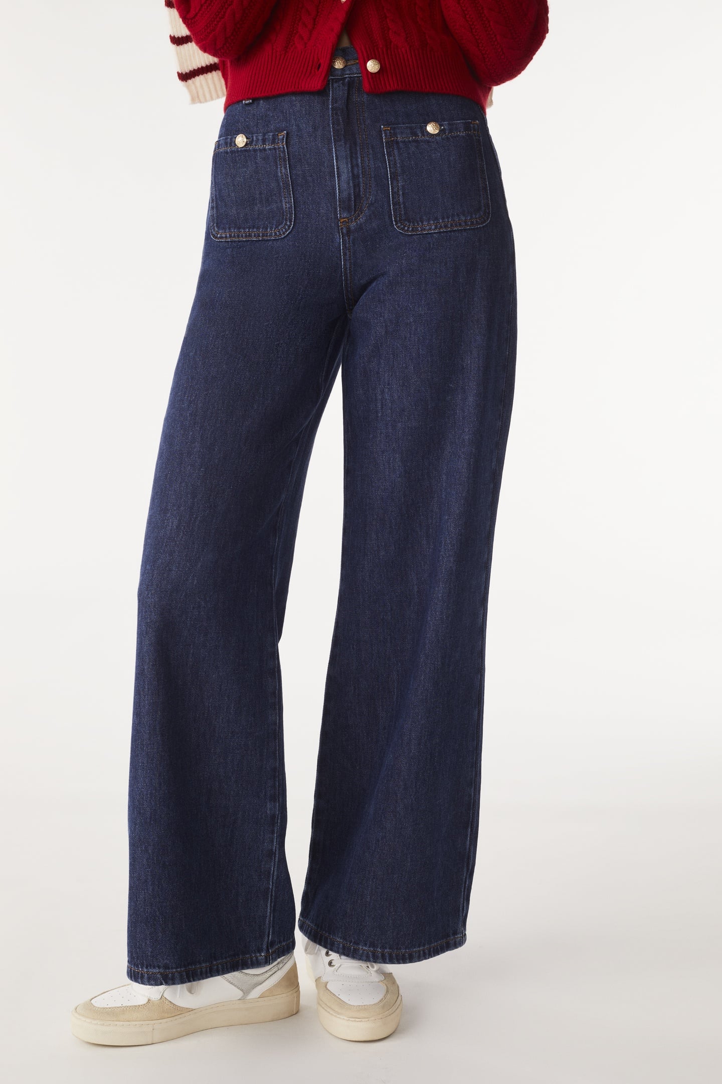 BA&SH Flare Brut Maat: 40 | Flared Jeans Outlet | Dames | Blauw