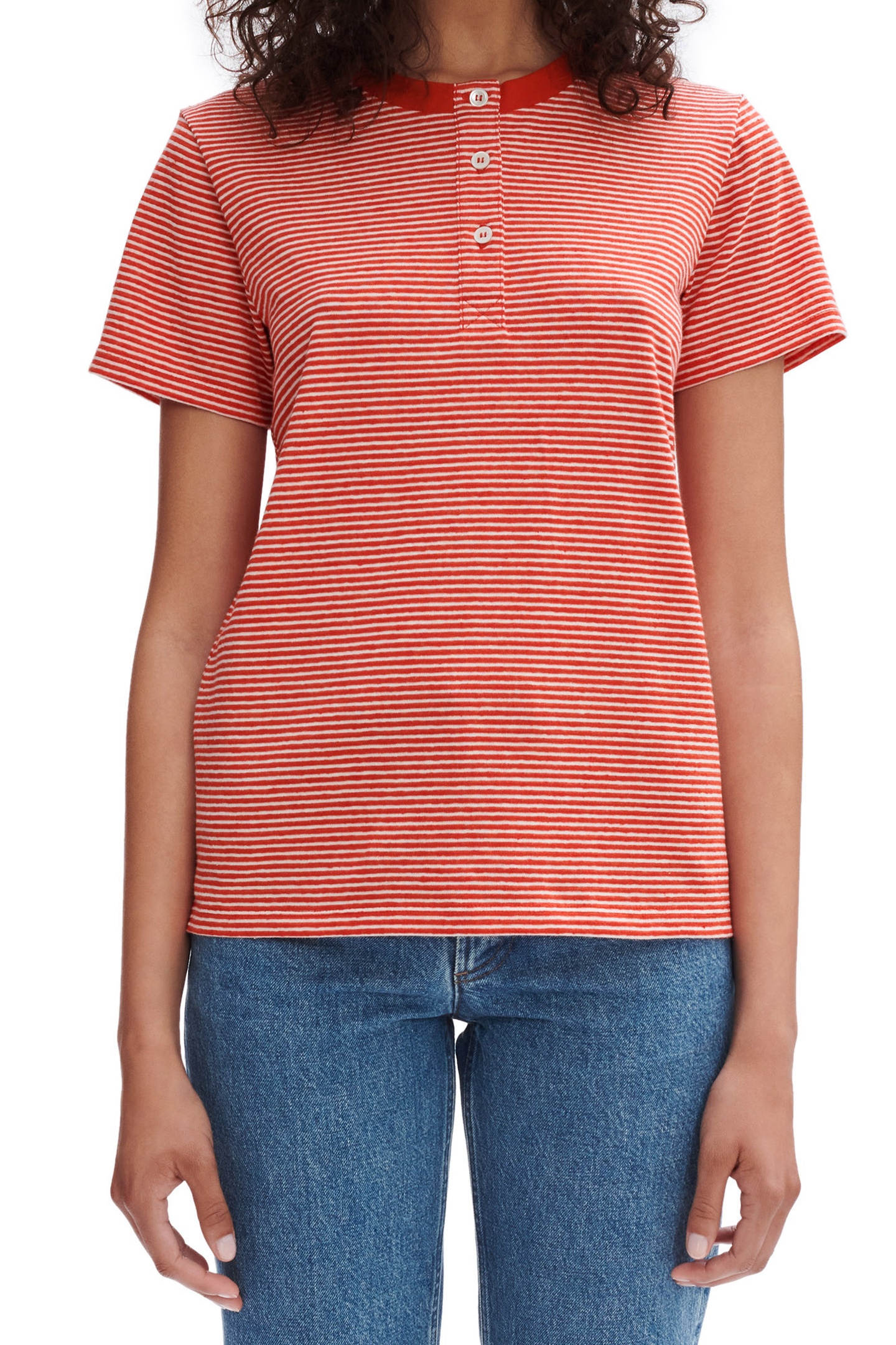 A.P.C. T-shirt Georgia Brick Maat: S | Tops Outlet | Dames