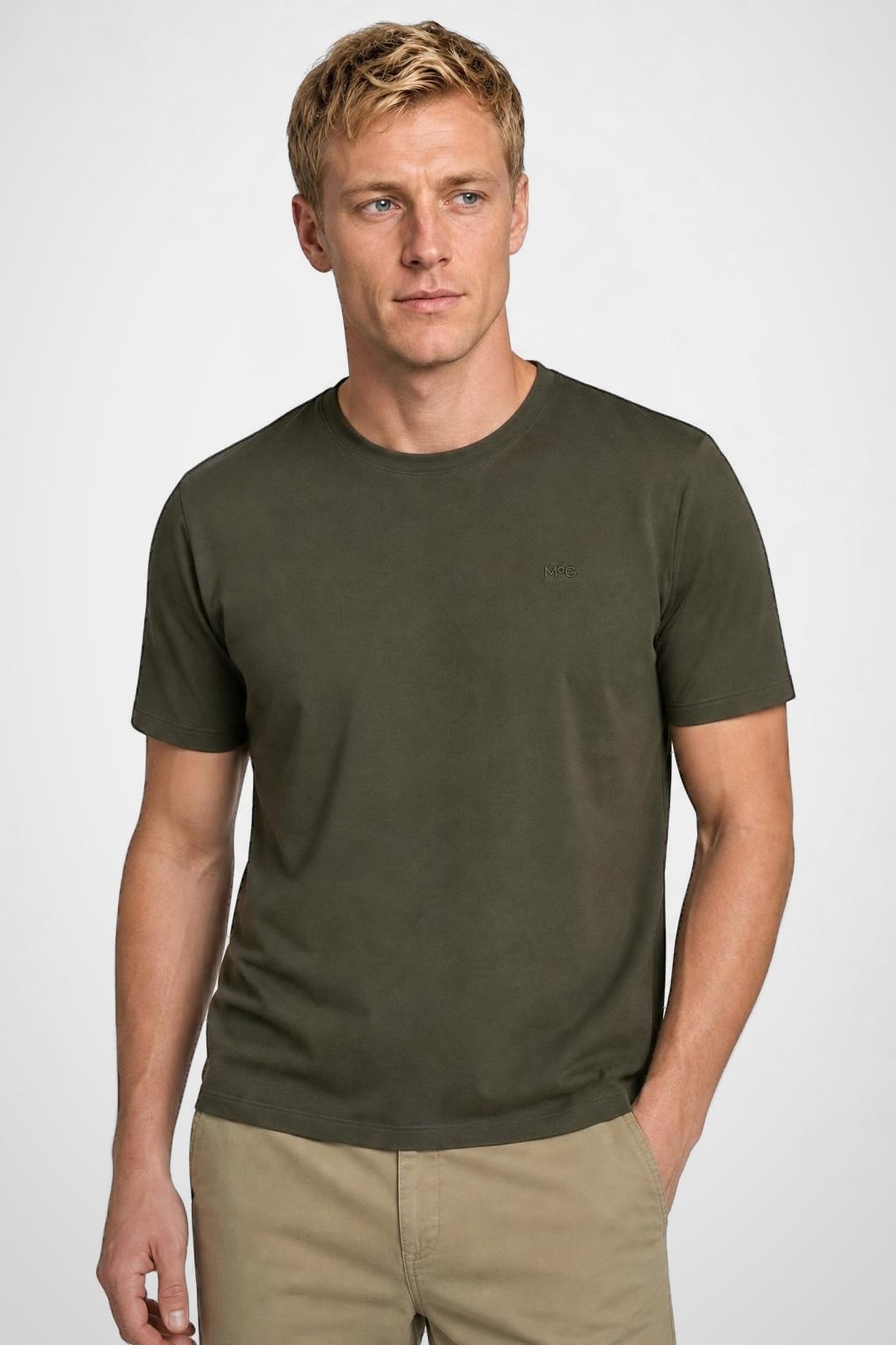 McGregor Interlock T-shirt Dark Olive Talla: XXL | Camisetas Básicas Outlet | Hombre | Verde