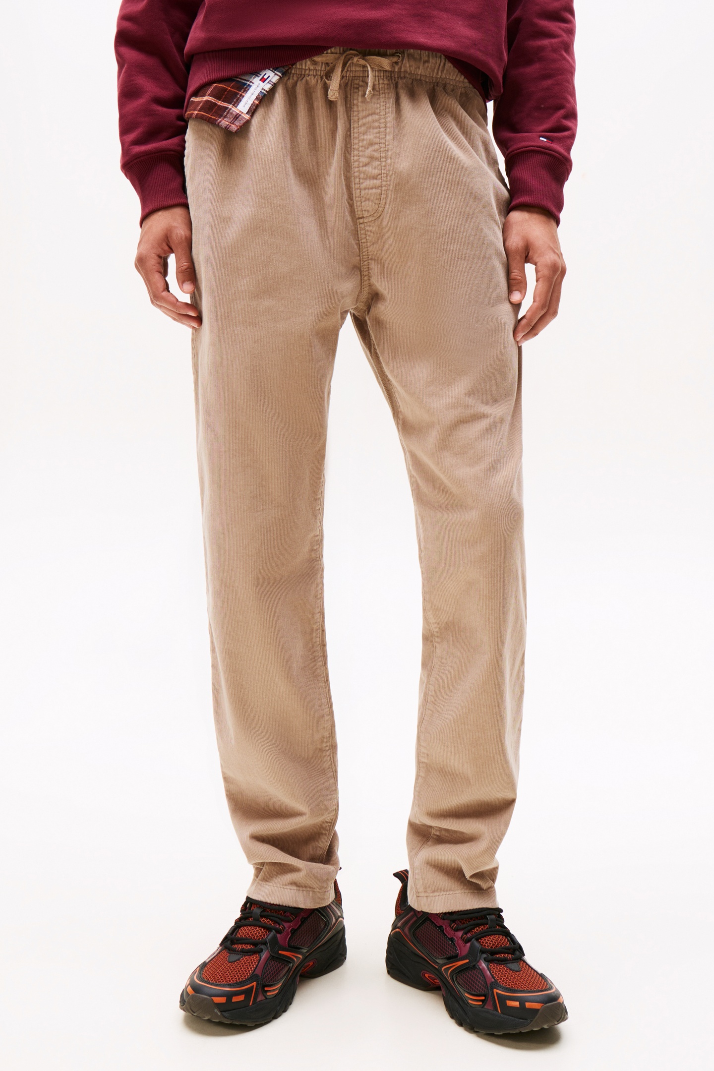 Tommy Hilfiger Tjm Isaac Cord Chino Coastal Taupe Taglia: W29L32 | Pantaloni chino Outlet | Uomo | Nero